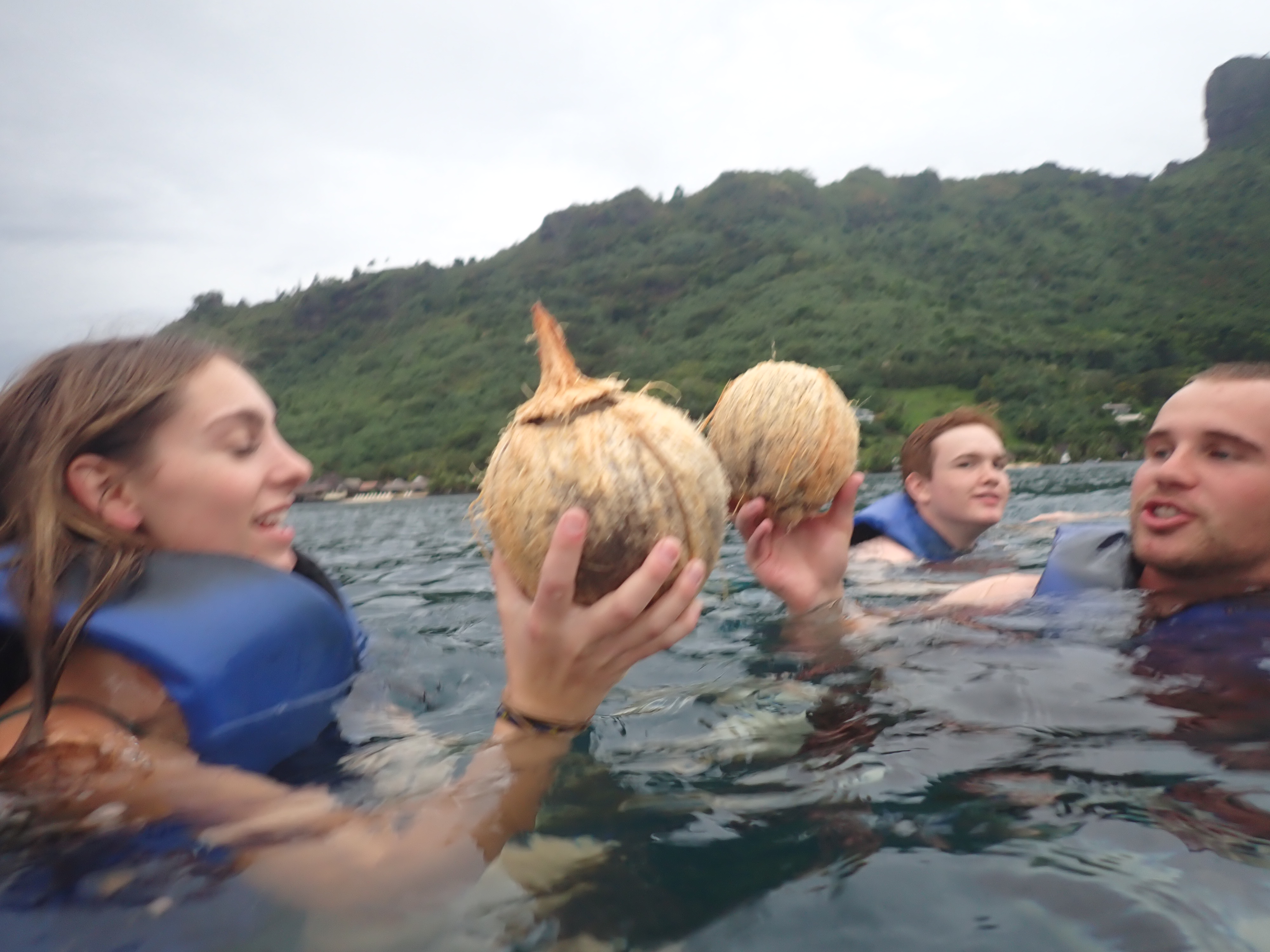 2022 Tahiti Taravao HXP - Day 2 (Arrival in Tahiti!, Narii & Escuela Teach us a Tahitian Dance, Ferry to Mo'orea / Moorea, Hiking, 18 in Small Truck, Va'a Canoes, Crepes)