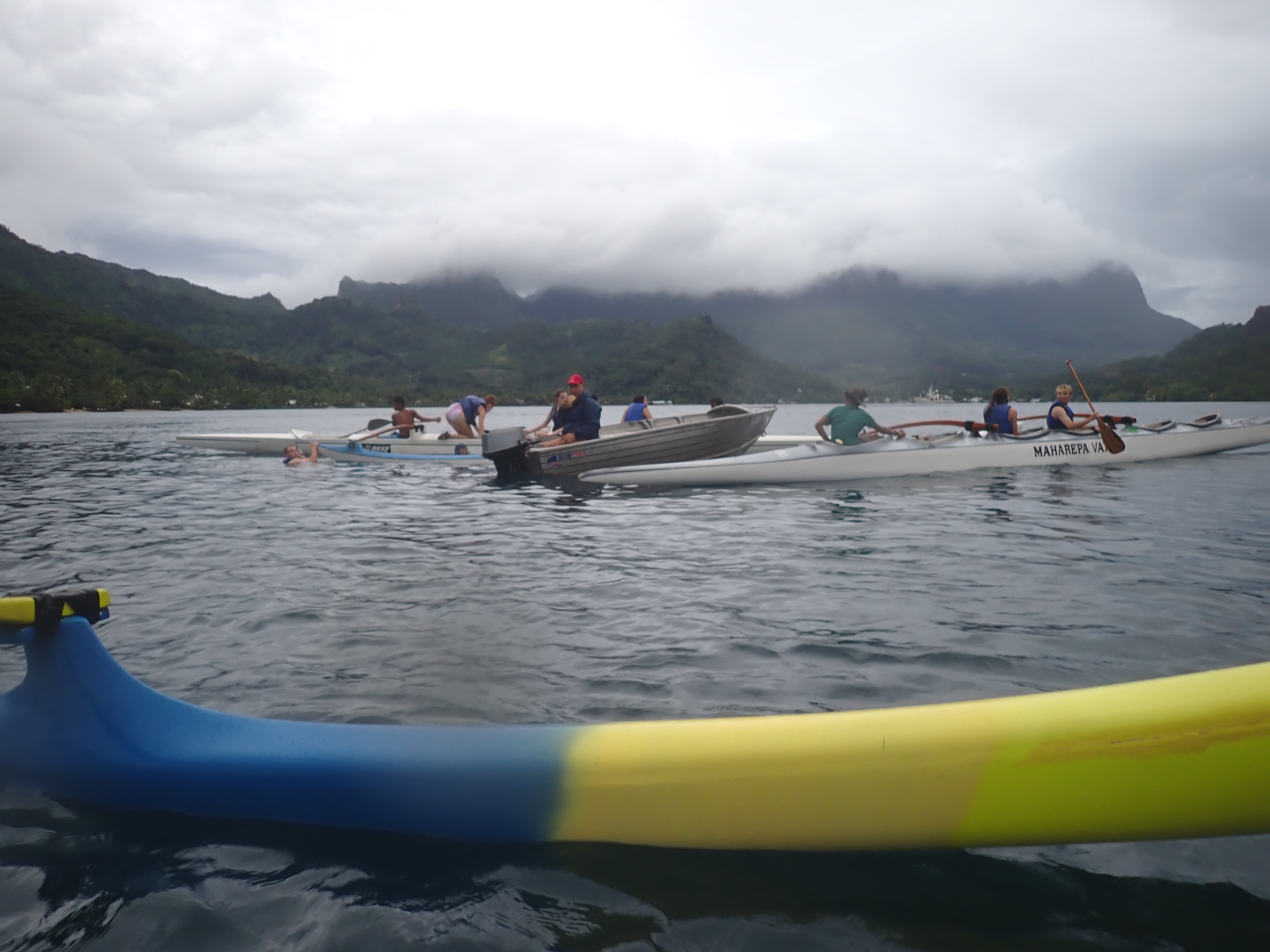 2022 Tahiti Taravao HXP - Day 2 (Arrival in Tahiti!, Narii & Escuela Teach us a Tahitian Dance, Ferry to Mo'orea / Moorea, Hiking, 18 in Small Truck, Va'a Canoes, Crepes)