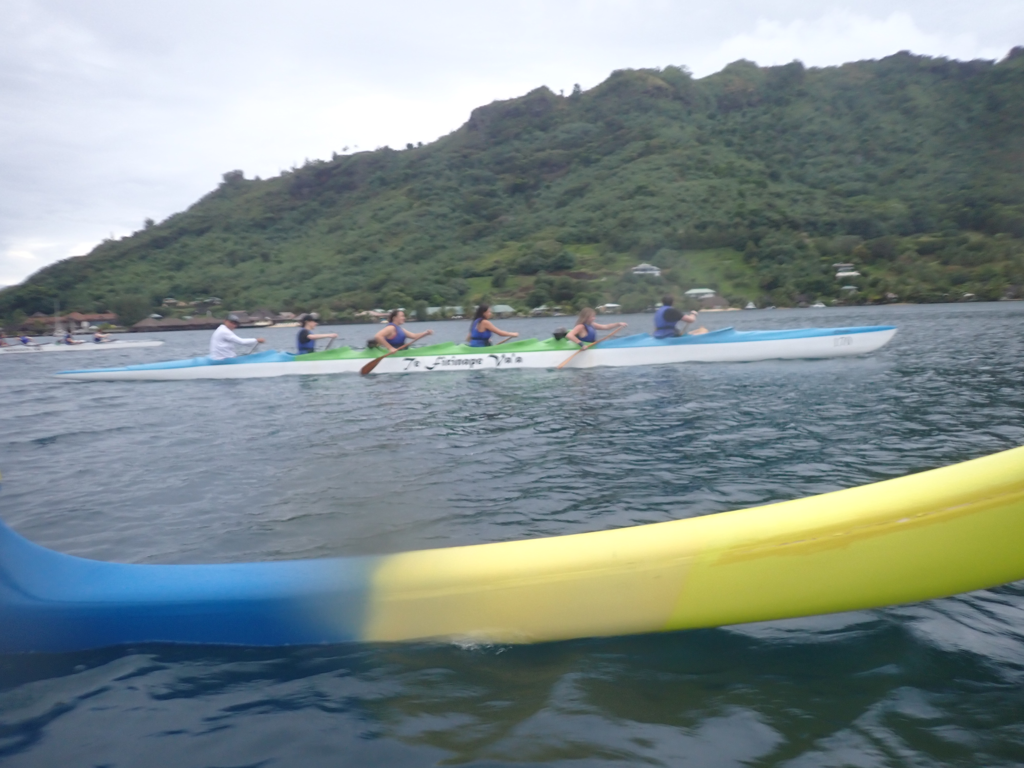 2022 Tahiti Taravao HXP - Day 2 (Arrival in Tahiti!, Narii & Escuela Teach us a Tahitian Dance, Ferry to Mo'orea / Moorea, Hiking, 18 in Small Truck, Va'a Canoes, Crepes)