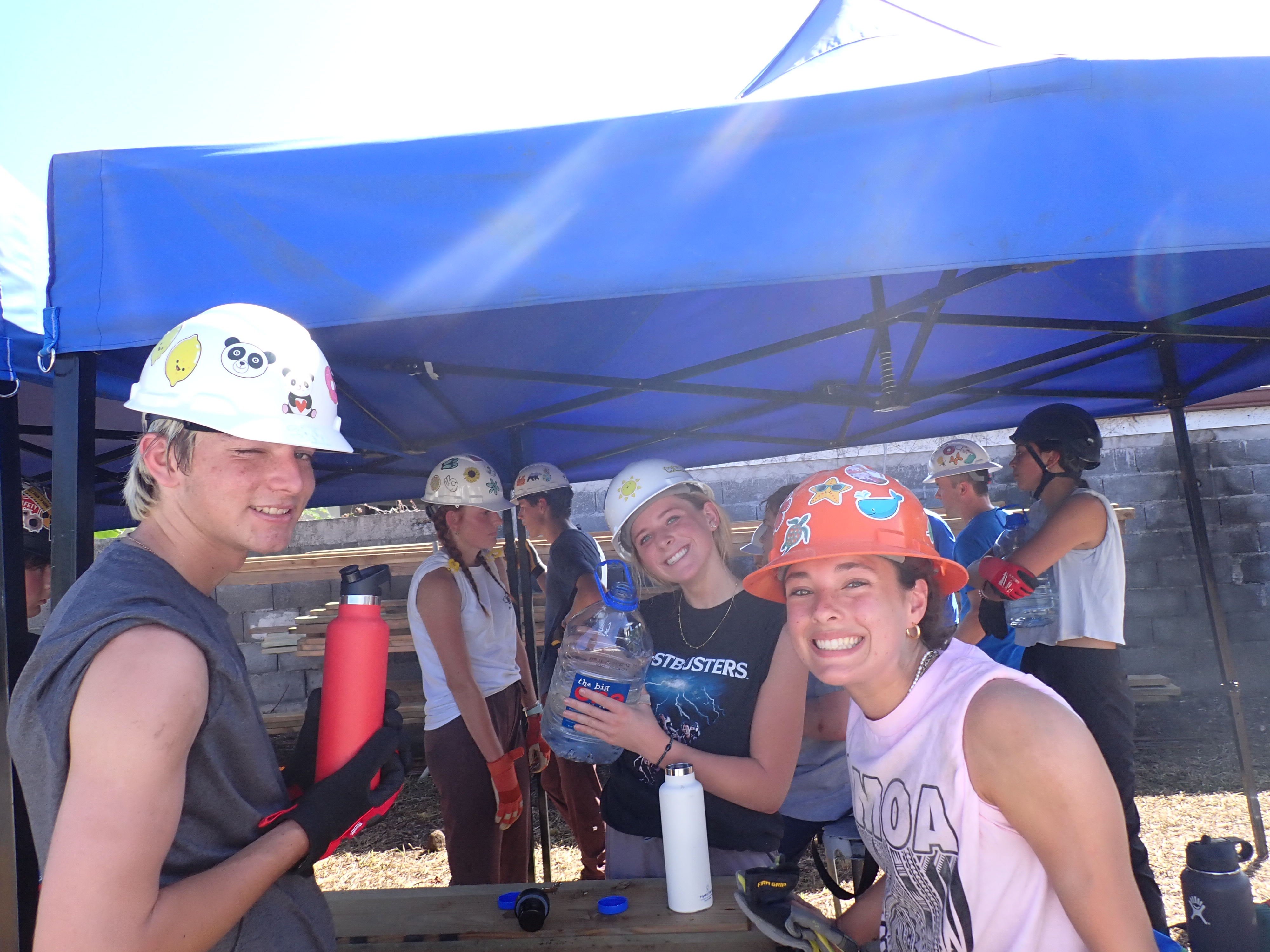 2022 Tahiti Taravao HXP - Day 6 (1st Day at the Work Site, Clearing the Land to Build a House for Tiana, Digging the Foundation & Footings, Purple Worms & Centipedes,Swimming in the Reef, Activity and Dinner with the Vaihiria Ward, Double Dragon)