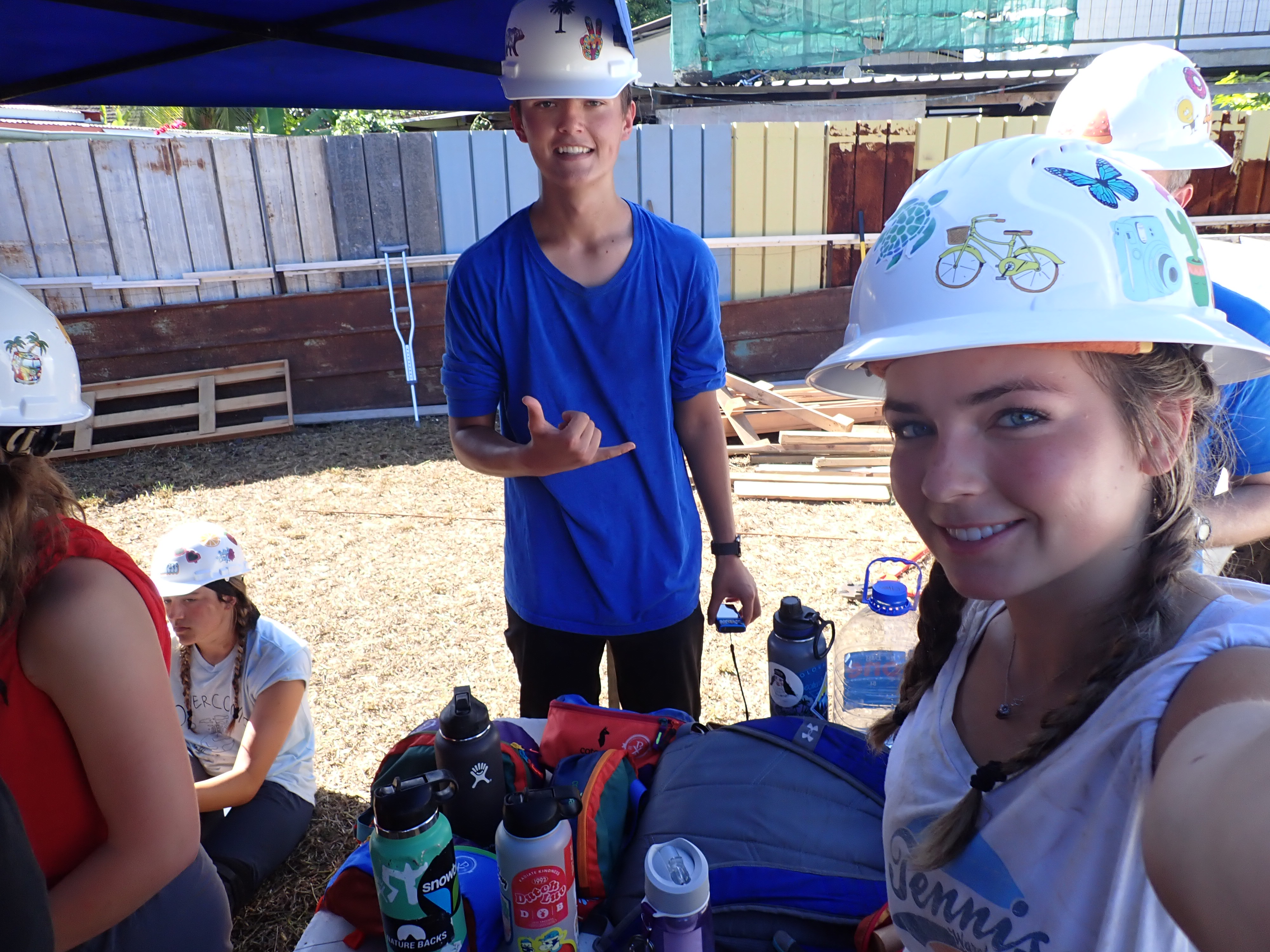 2022 Tahiti Taravao HXP - Day 6 (1st Day at the Work Site, Clearing the Land to Build a House for Tiana, Digging the Foundation & Footings, Purple Worms & Centipedes,Swimming in the Reef, Activity and Dinner with the Vaihiria Ward, Double Dragon)