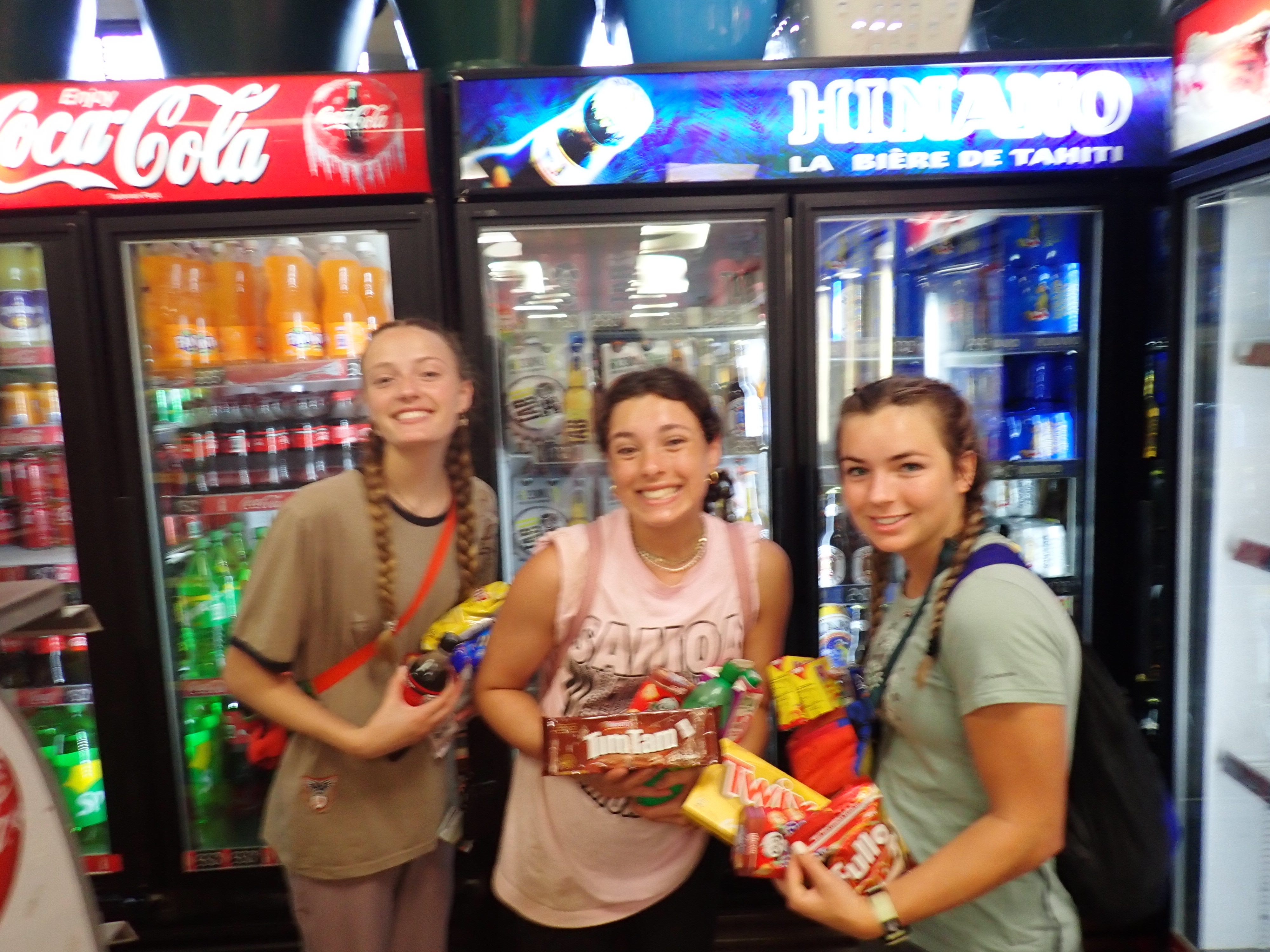 2022 Tahiti Taravao HXP - Day 7 (Tahitian Treats: Tim Tam, Happy Hippos, Hello Panda, Twix Top, Choco Prince, Building Walls & Mixing Cement By Hand, Chef Billy's Ketchup Egg Sandwiches, Making Flower Heis on the Beach, Swimming in the Reef)