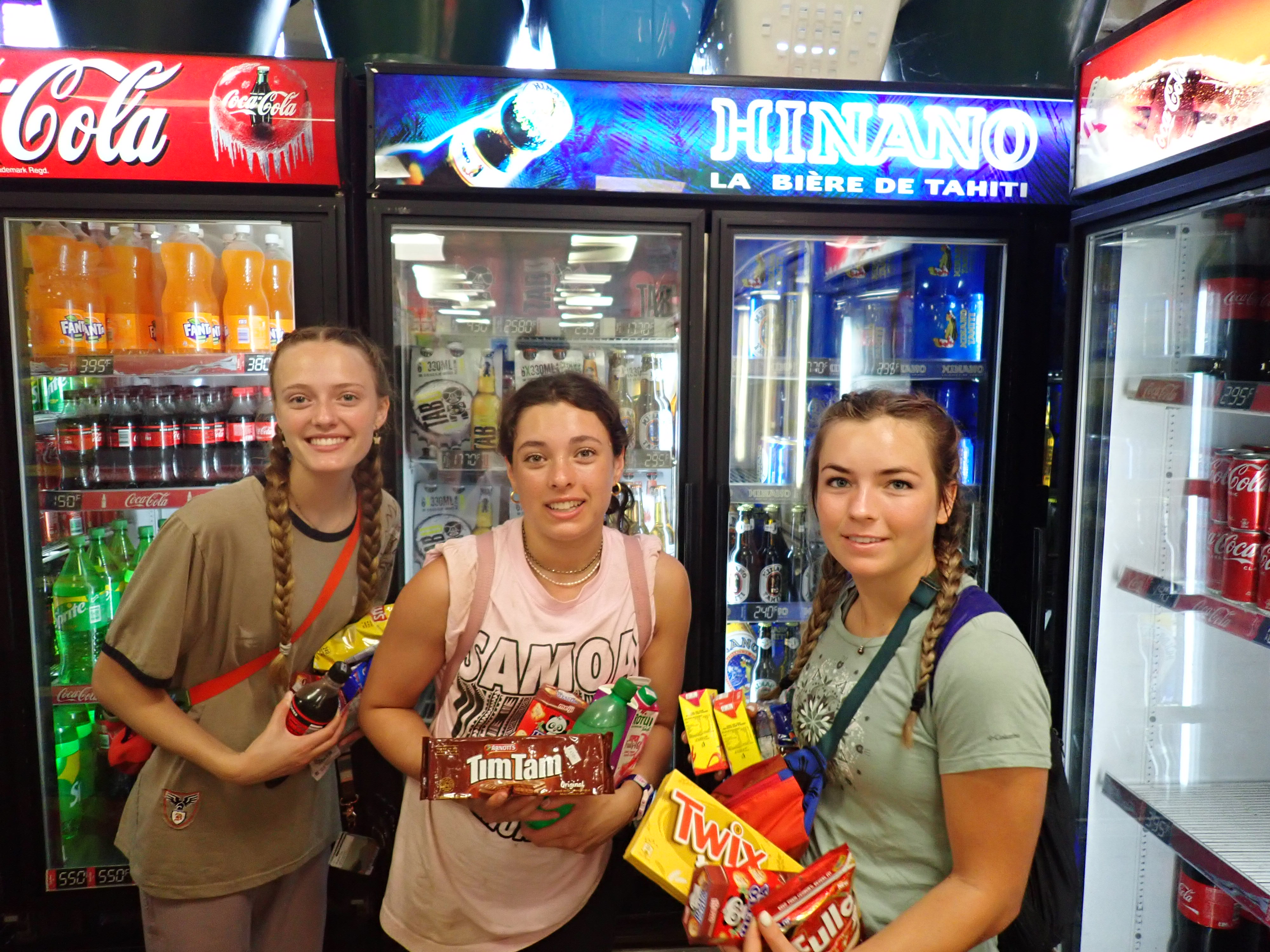 2022 Tahiti Taravao HXP - Day 7 (Tahitian Treats: Tim Tam, Happy Hippos, Hello Panda, Twix Top, Choco Prince, Building Walls & Mixing Cement By Hand, Chef Billy's Ketchup Egg Sandwiches, Making Flower Heis on the Beach, Swimming in the Reef)
