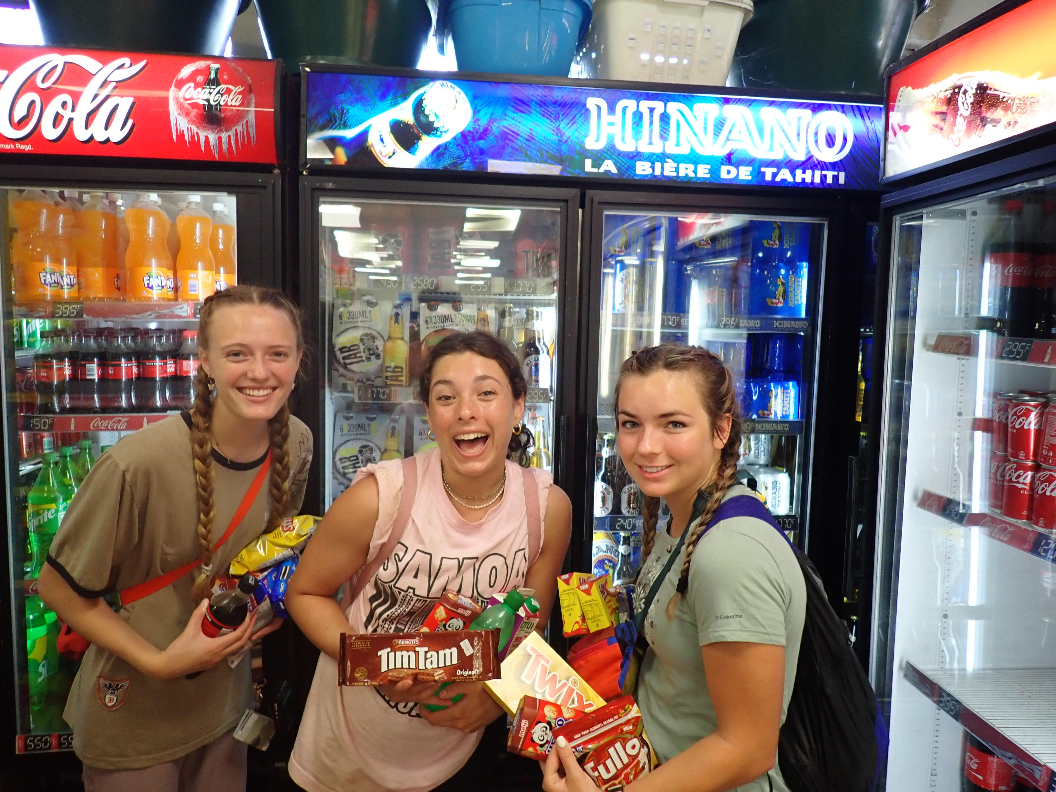 2022 Tahiti Taravao HXP - Day 7 (Tahitian Treats: Tim Tam, Happy Hippos, Hello Panda, Twix Top, Choco Prince, Building Walls & Mixing Cement By Hand, Chef Billy's Ketchup Egg Sandwiches, Making Flower Heis on the Beach, Swimming in the Reef)