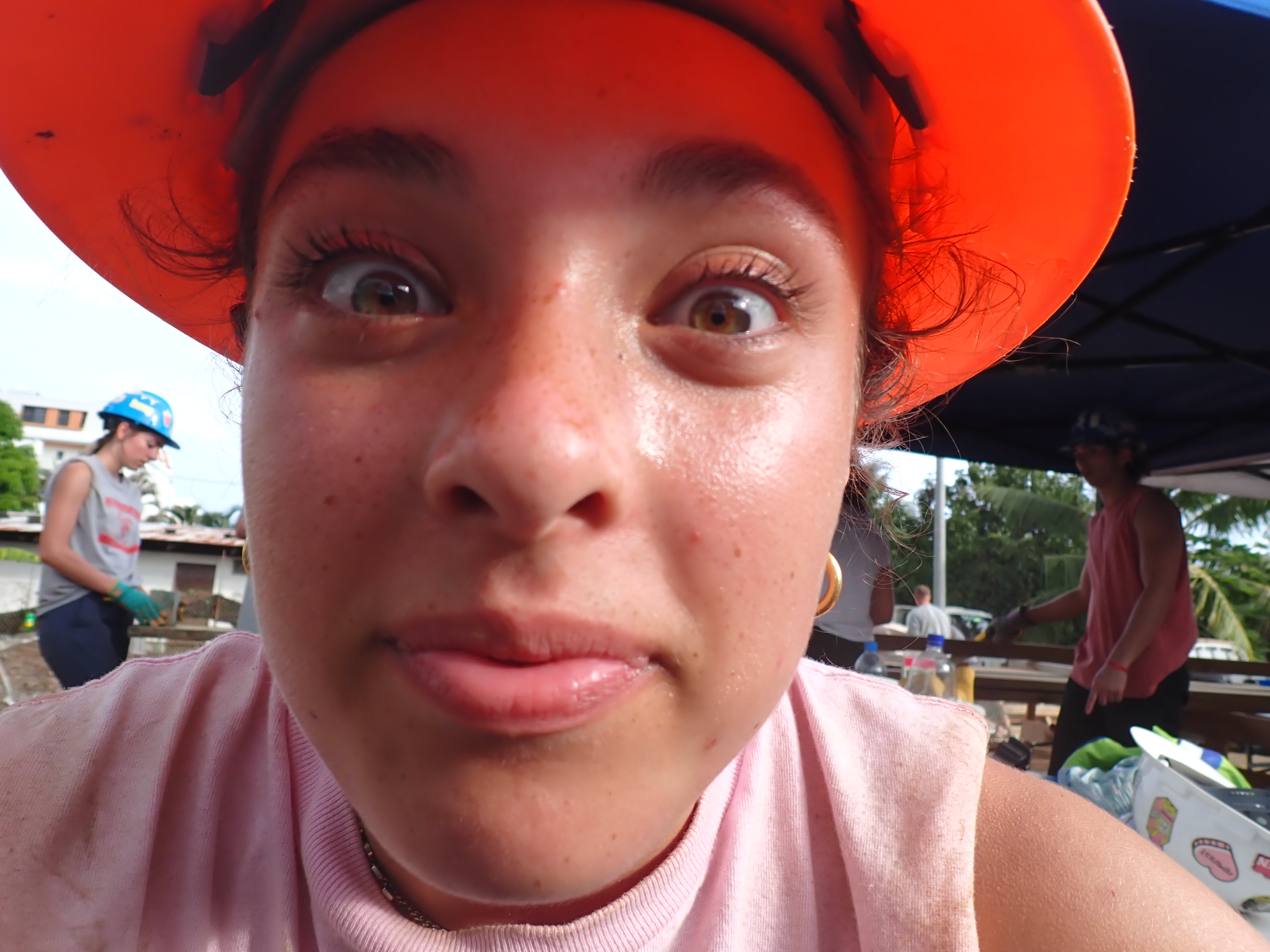 2022 Tahiti Taravao HXP - Day 7 (Tahitian Treats: Tim Tam, Happy Hippos, Hello Panda, Twix Top, Choco Prince, Building Walls & Mixing Cement By Hand, Chef Billy's Ketchup Egg Sandwiches, Making Flower Heis on the Beach, Swimming in the Reef)