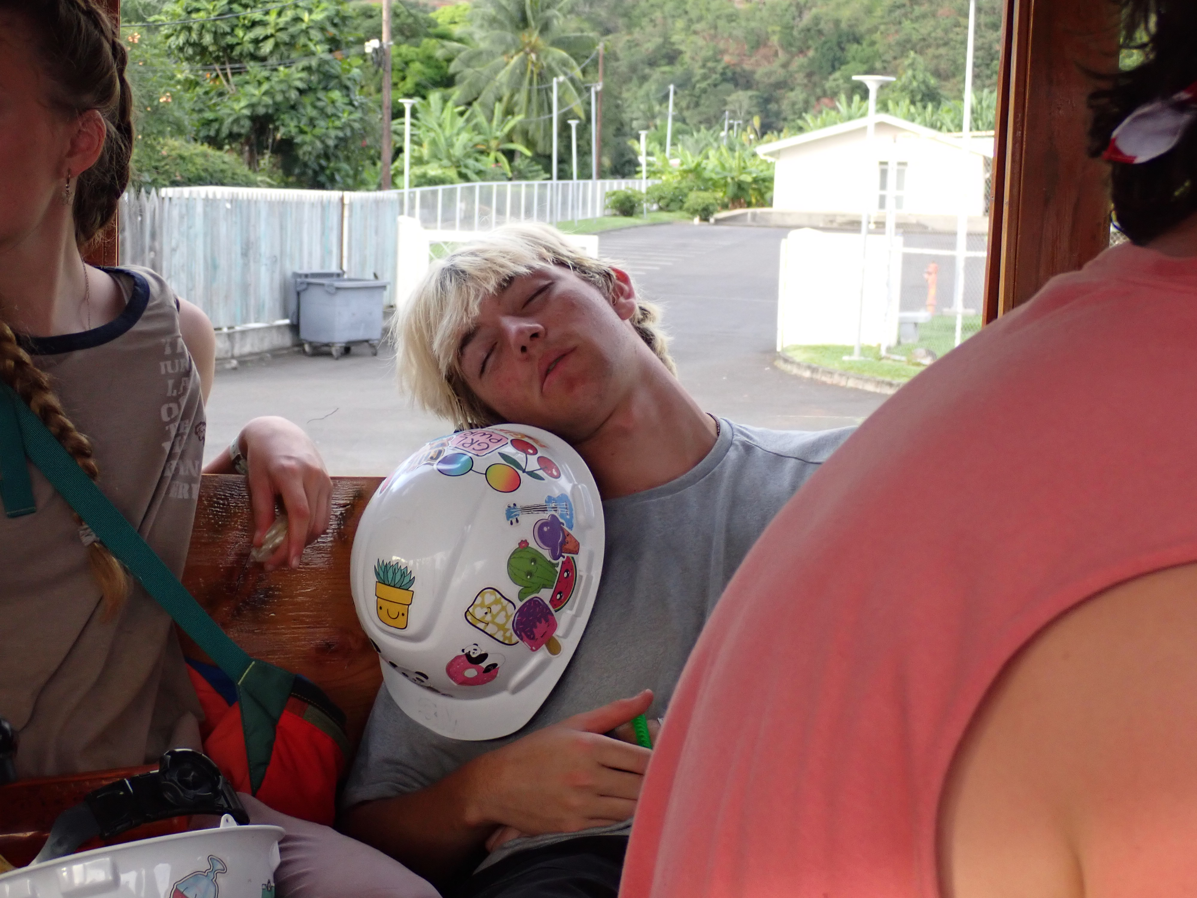 2022 Tahiti Taravao HXP - Day 7 (Tahitian Treats: Tim Tam, Happy Hippos, Hello Panda, Twix Top, Choco Prince, Building Walls & Mixing Cement By Hand, Chef Billy's Ketchup Egg Sandwiches, Making Flower Heis on the Beach, Swimming in the Reef)