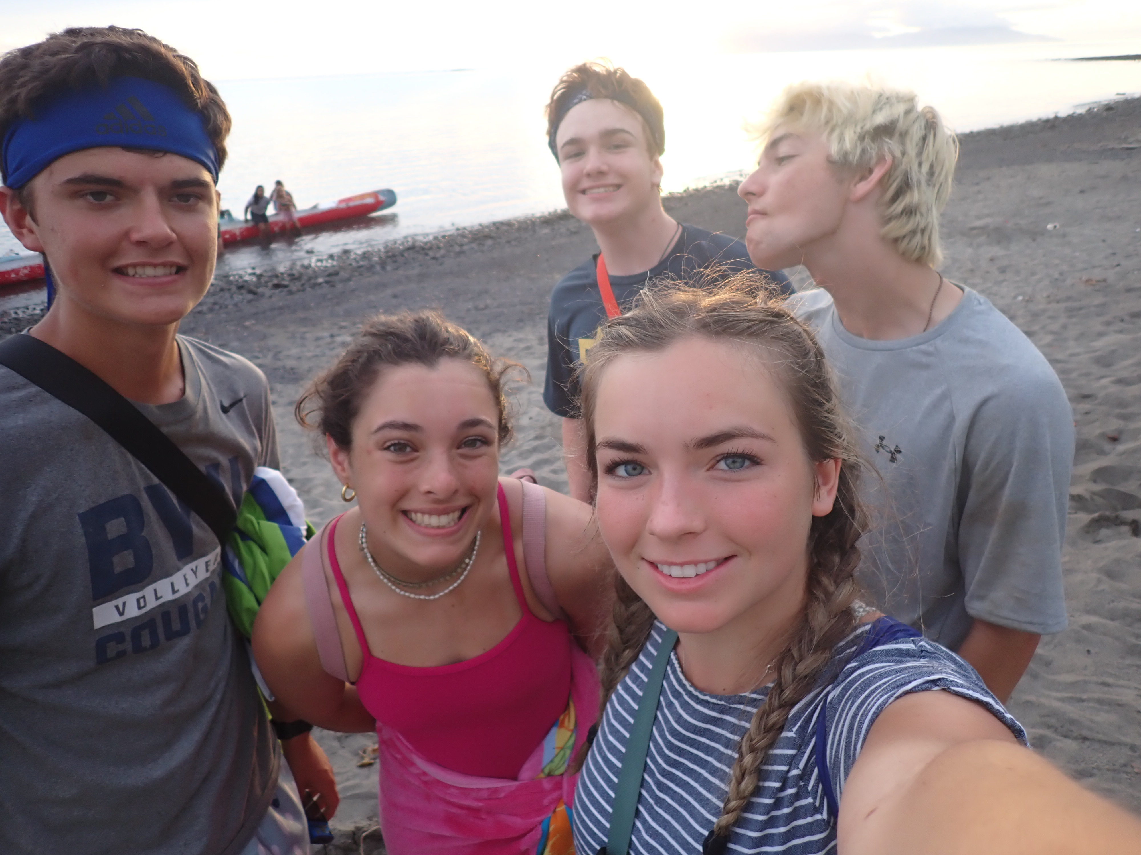 2022 Tahiti Taravao HXP - Day 7 (Tahitian Treats: Tim Tam, Happy Hippos, Hello Panda, Twix Top, Choco Prince, Building Walls & Mixing Cement By Hand, Chef Billy's Ketchup Egg Sandwiches, Making Flower Heis on the Beach, Swimming in the Reef)