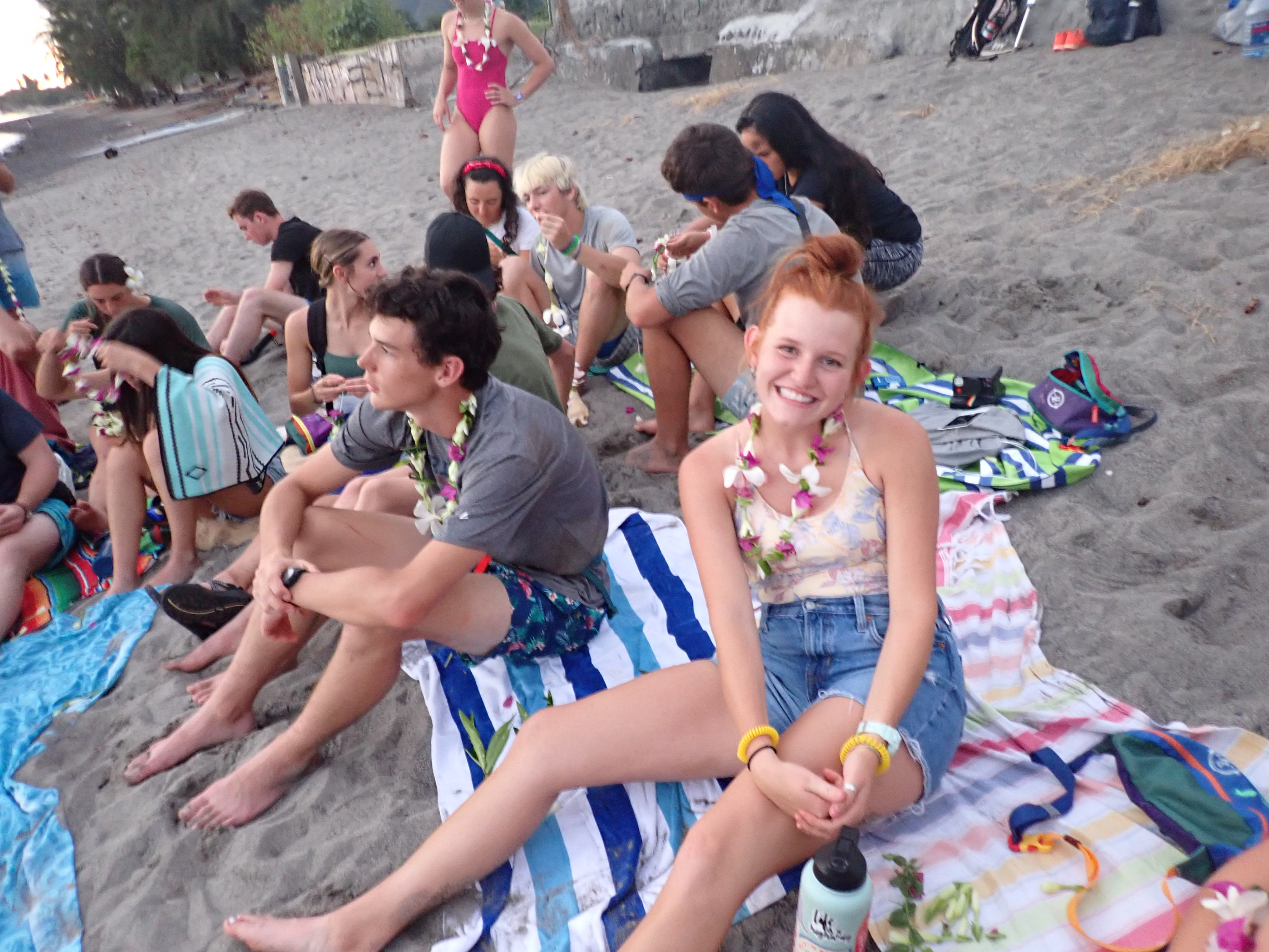 2022 Tahiti Taravao HXP - Day 7 (Tahitian Treats: Tim Tam, Happy Hippos, Hello Panda, Twix Top, Choco Prince, Building Walls & Mixing Cement By Hand, Chef Billy's Ketchup Egg Sandwiches, Making Flower Heis on the Beach, Swimming in the Reef)