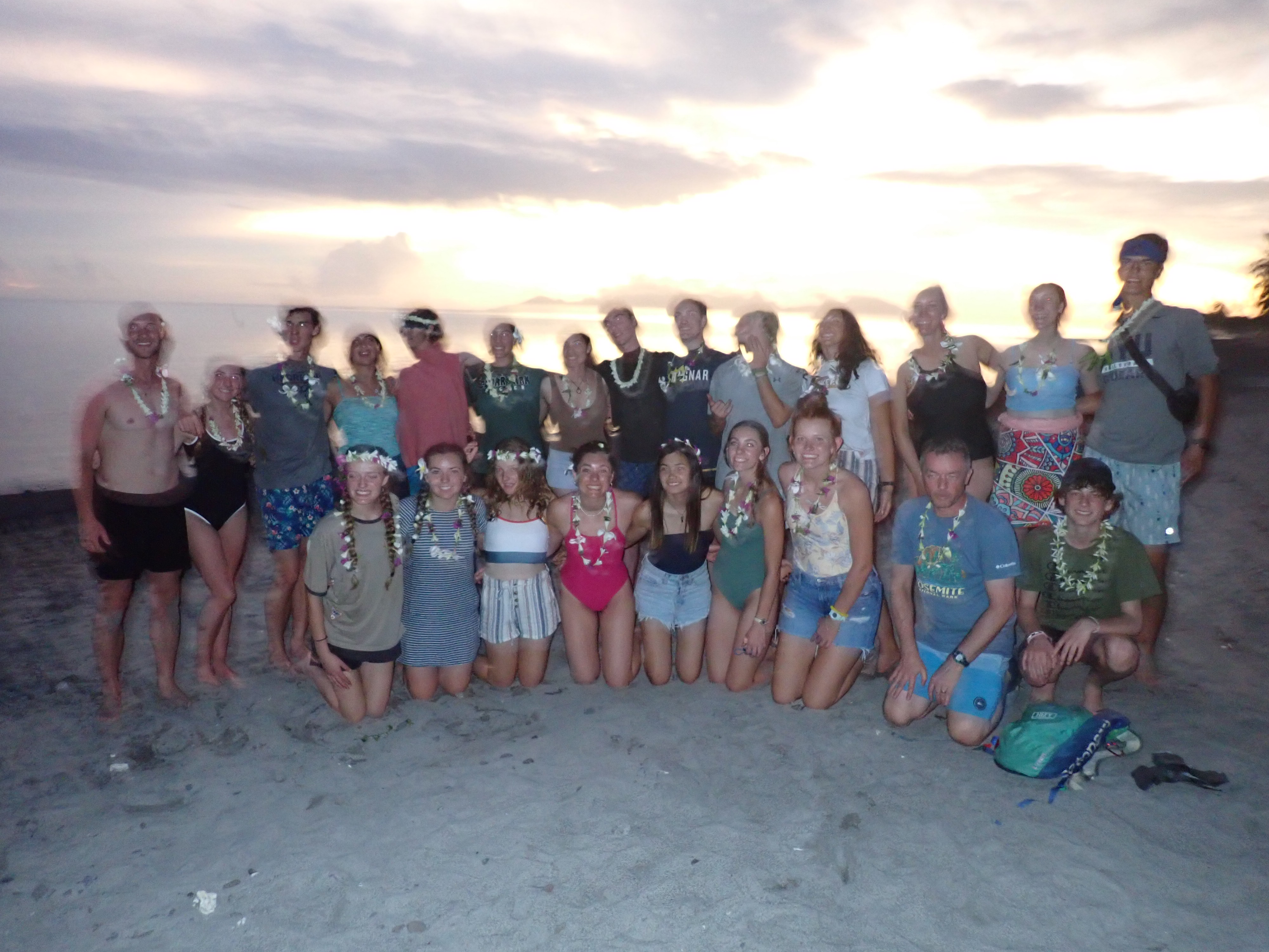 2022 Tahiti Taravao HXP - Day 7 (Tahitian Treats: Tim Tam, Happy Hippos, Hello Panda, Twix Top, Choco Prince, Building Walls & Mixing Cement By Hand, Chef Billy's Ketchup Egg Sandwiches, Making Flower Heis on the Beach, Swimming in the Reef)