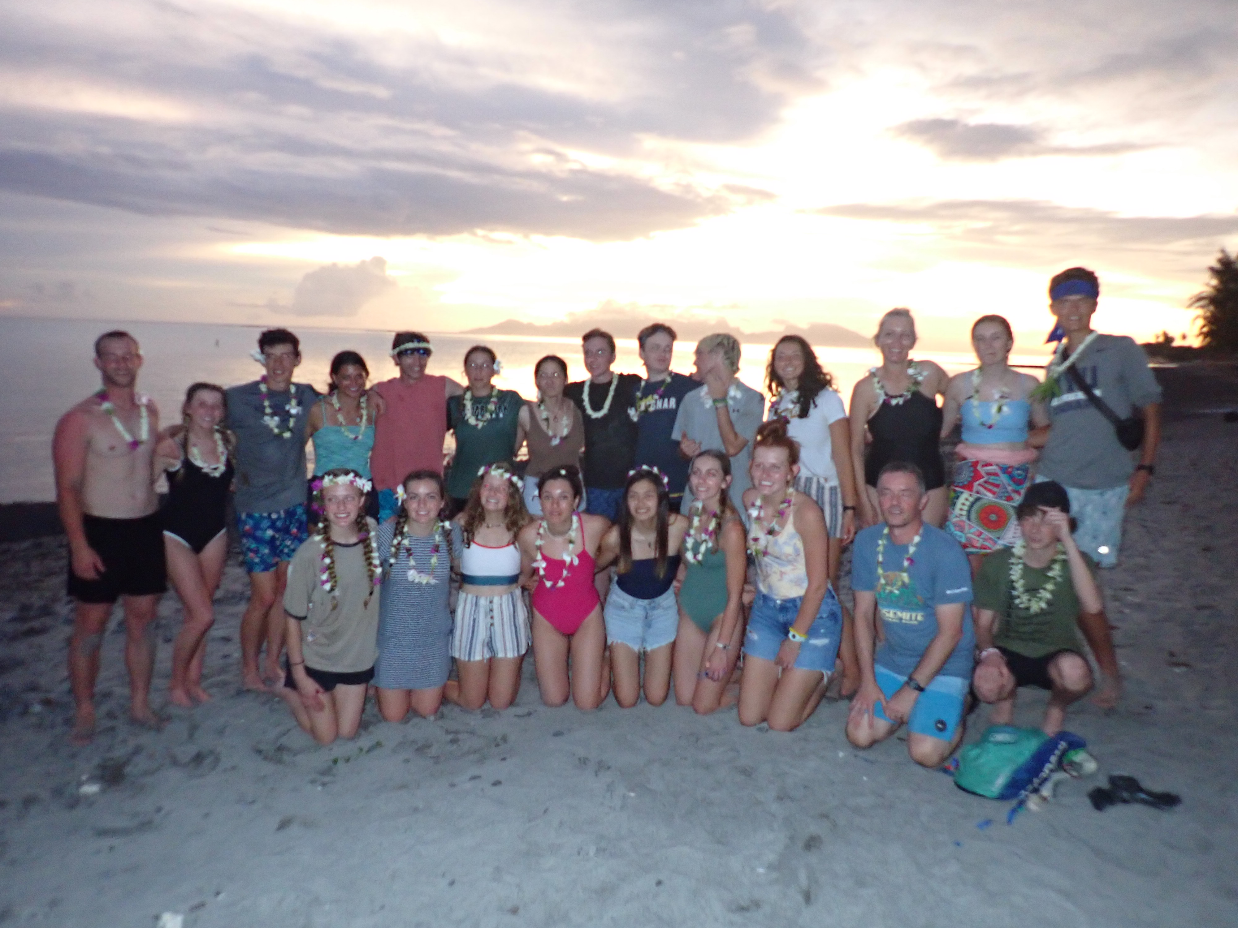2022 Tahiti Taravao HXP - Day 7 (Tahitian Treats: Tim Tam, Happy Hippos, Hello Panda, Twix Top, Choco Prince, Building Walls & Mixing Cement By Hand, Chef Billy's Ketchup Egg Sandwiches, Making Flower Heis on the Beach, Swimming in the Reef)