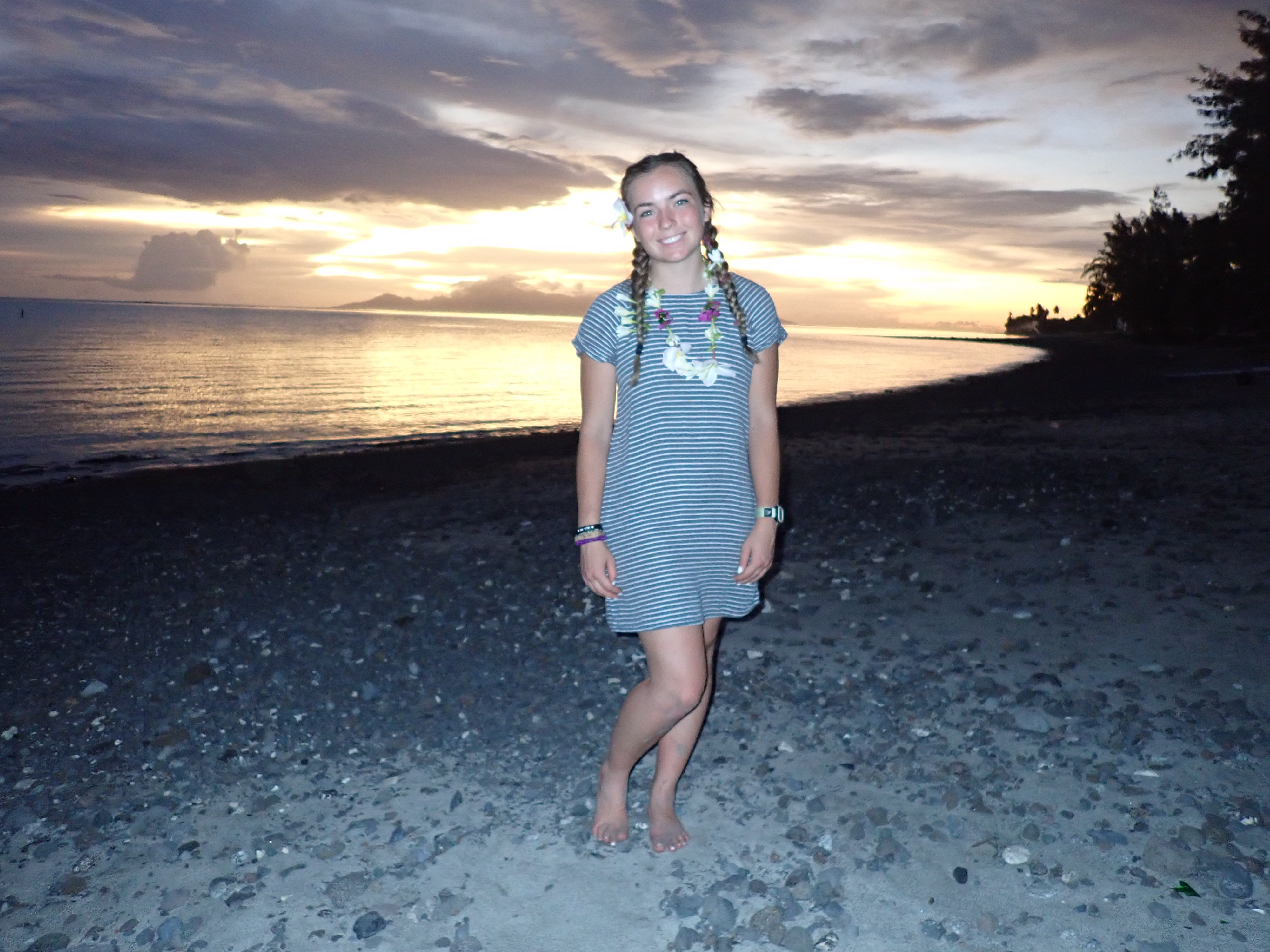 2022 Tahiti Taravao HXP - Day 7 (Tahitian Treats: Tim Tam, Happy Hippos, Hello Panda, Twix Top, Choco Prince, Building Walls & Mixing Cement By Hand, Chef Billy's Ketchup Egg Sandwiches, Making Flower Heis on the Beach, Swimming in the Reef)