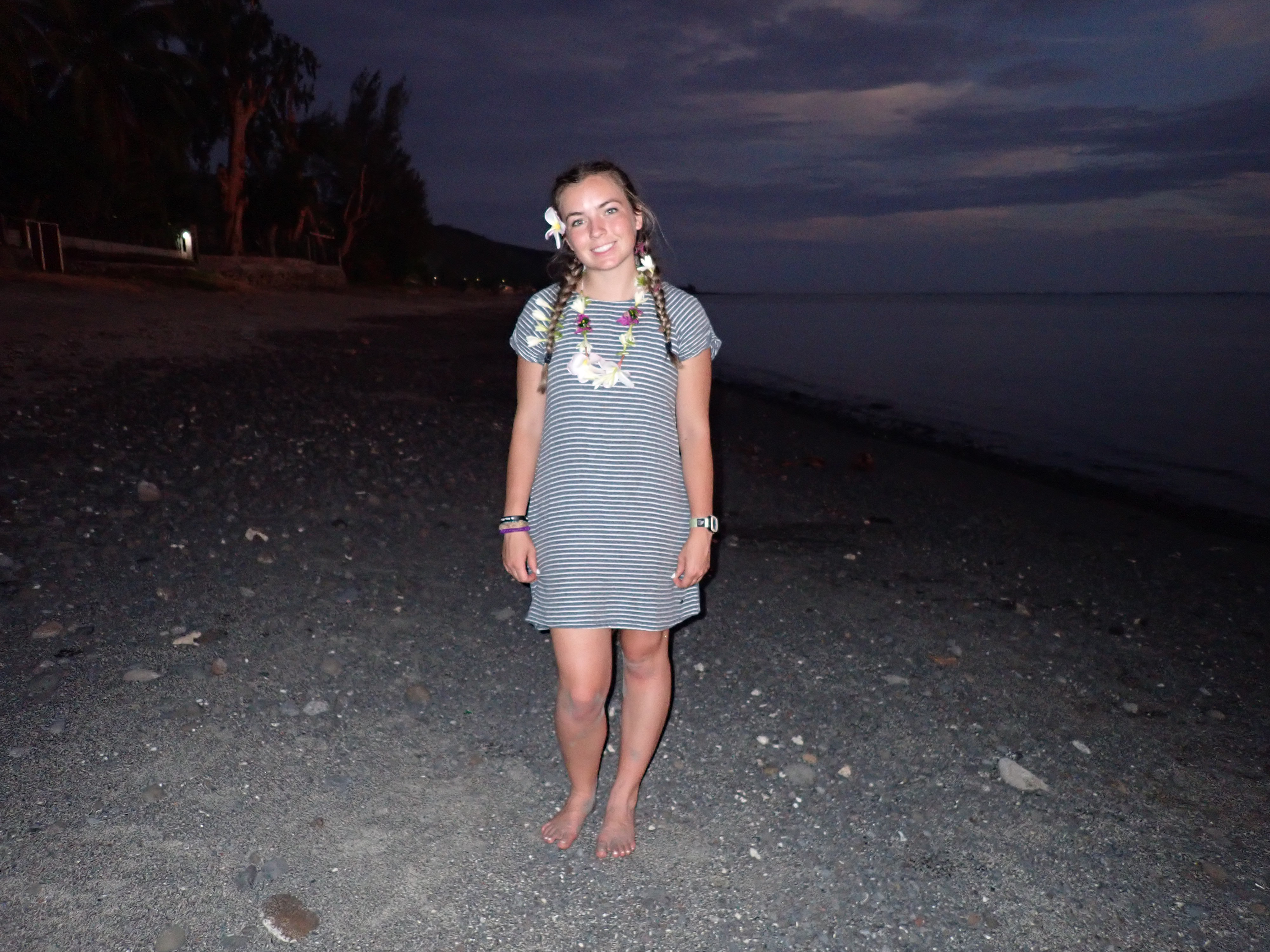 2022 Tahiti Taravao HXP - Day 7 (Tahitian Treats: Tim Tam, Happy Hippos, Hello Panda, Twix Top, Choco Prince, Building Walls & Mixing Cement By Hand, Chef Billy's Ketchup Egg Sandwiches, Making Flower Heis on the Beach, Swimming in the Reef)