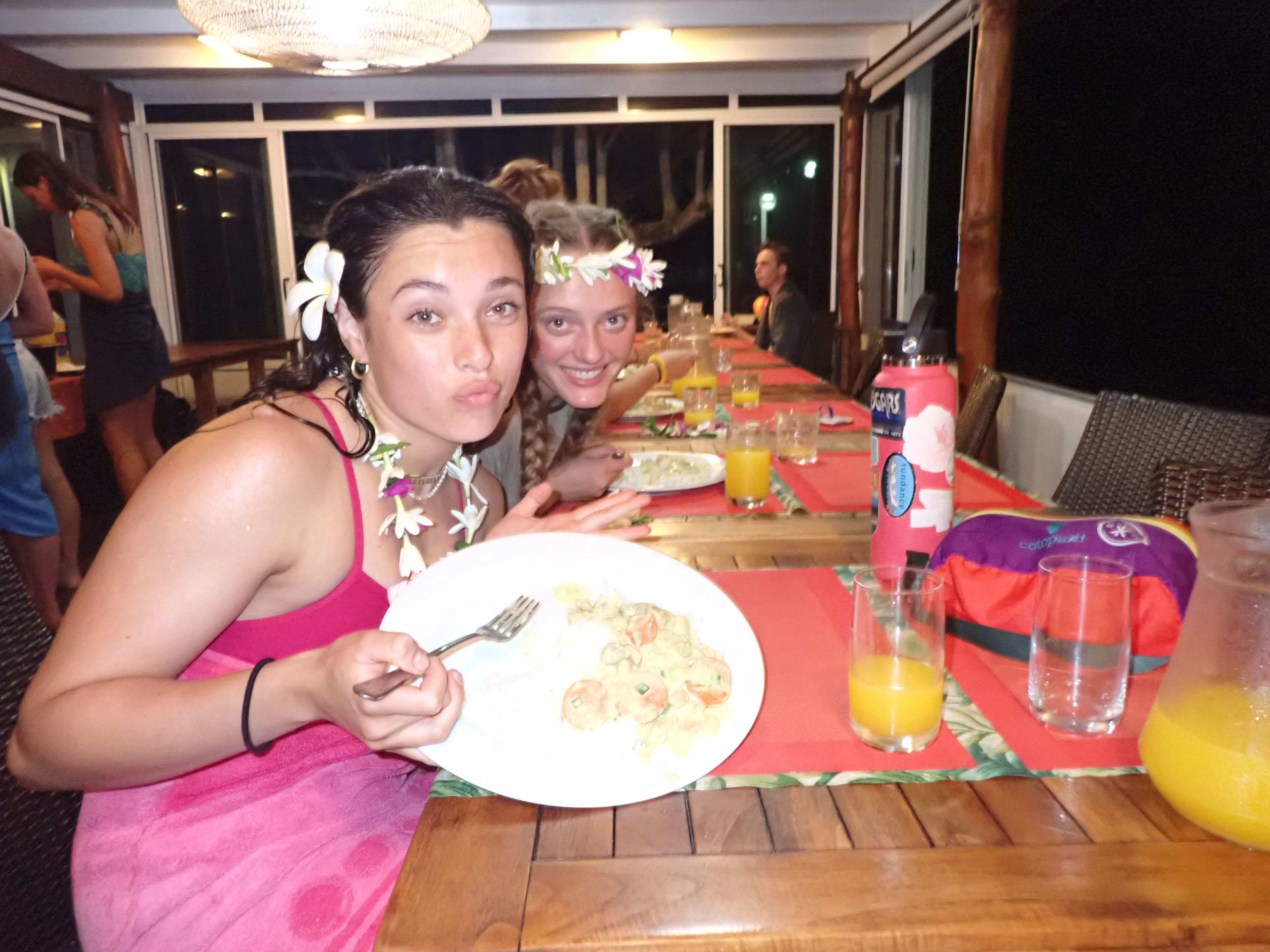 2022 Tahiti Taravao HXP - Day 7 (Tahitian Treats: Tim Tam, Happy Hippos, Hello Panda, Twix Top, Choco Prince, Building Walls & Mixing Cement By Hand, Chef Billy's Ketchup Egg Sandwiches, Making Flower Heis on the Beach, Swimming in the Reef)