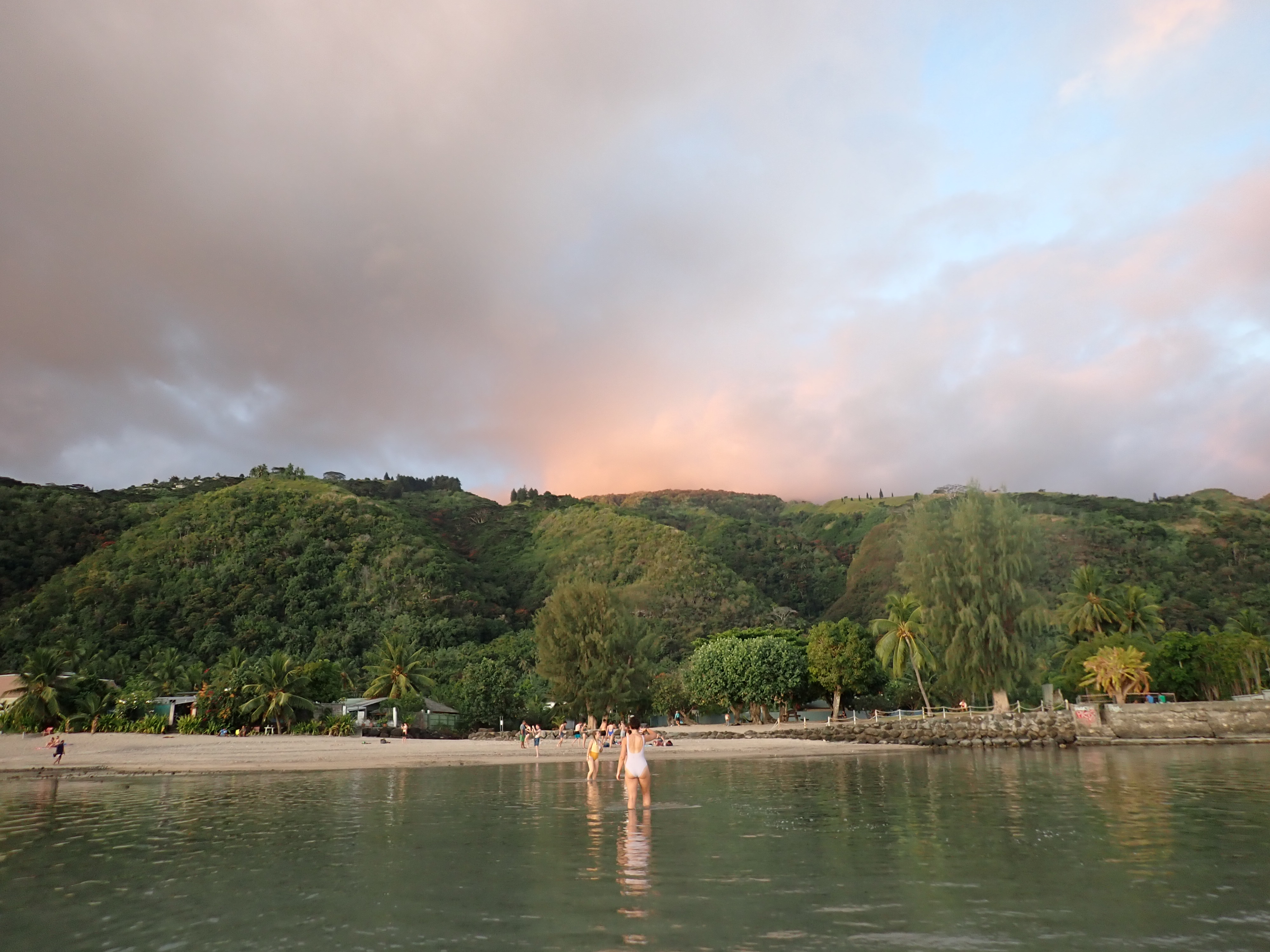 2022 Tahiti Taravao HXP - Day 9 (Pouring the Foundation, Playing with Poisonous Centipedes, Spray Painting Each Other, Digging a Bottomless Pit, Plage Vaiava (Vayava Beach), Another Epic Sunset, Learning a Tahitian Dance (Te Tiare Tahiti), Stingray)