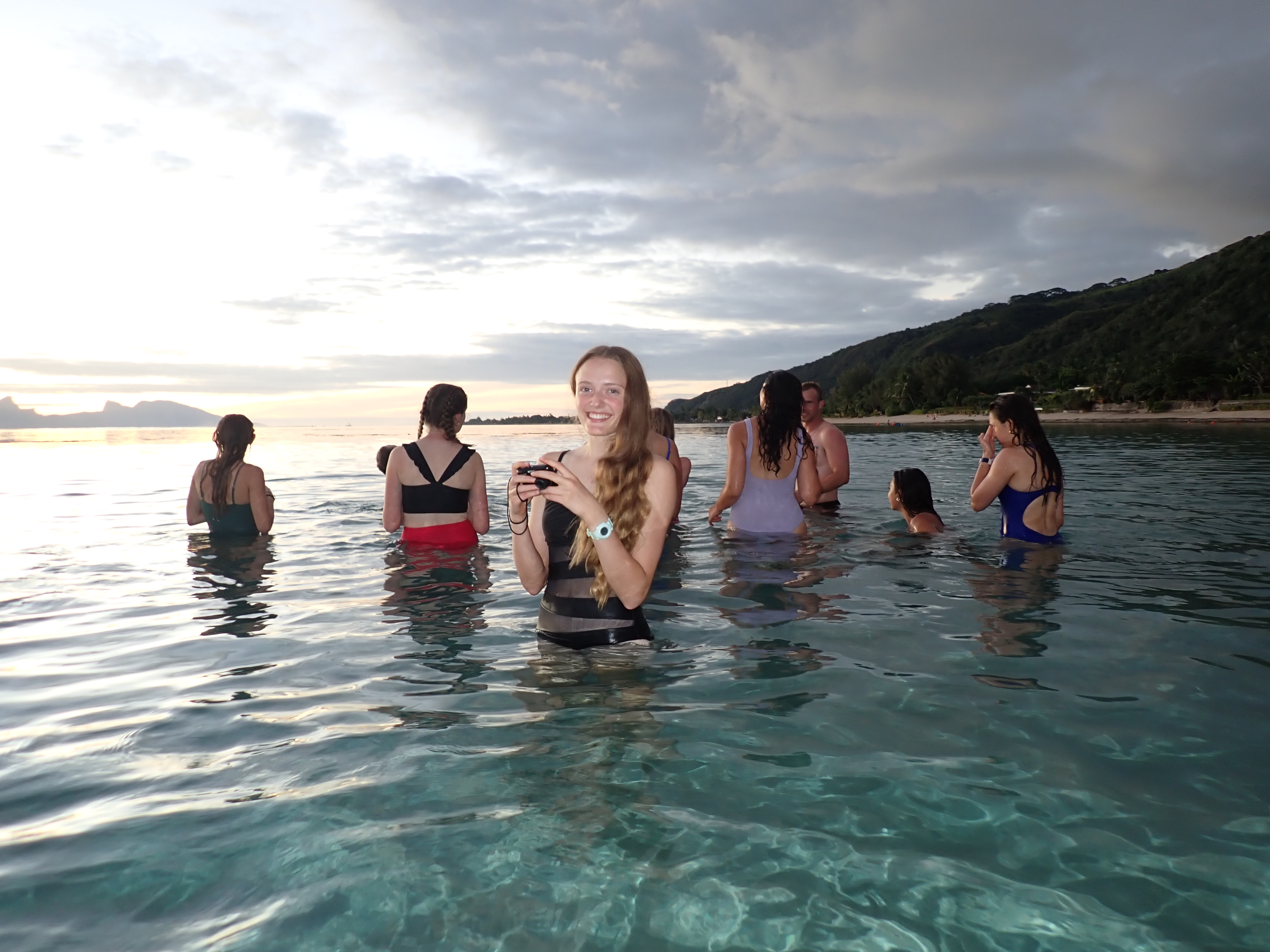 2022 Tahiti Taravao HXP - Day 9 (Pouring the Foundation, Playing with Poisonous Centipedes, Spray Painting Each Other, Digging a Bottomless Pit, Plage Vaiava (Vayava Beach), Another Epic Sunset, Learning a Tahitian Dance (Te Tiare Tahiti), Stingray)