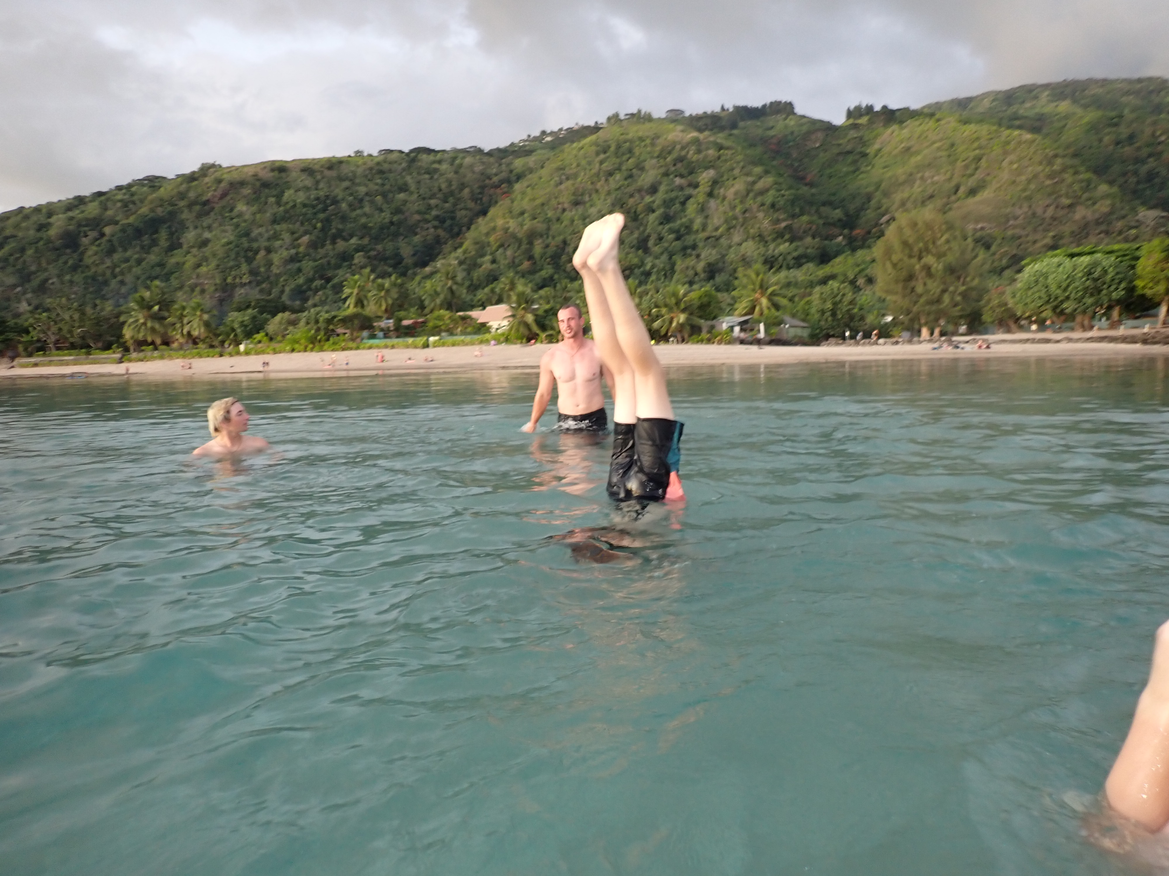 2022 Tahiti Taravao HXP - Day 9 (Pouring the Foundation, Playing with Poisonous Centipedes, Spray Painting Each Other, Digging a Bottomless Pit, Plage Vaiava (Vayava Beach), Another Epic Sunset, Learning a Tahitian Dance (Te Tiare Tahiti), Stingray)