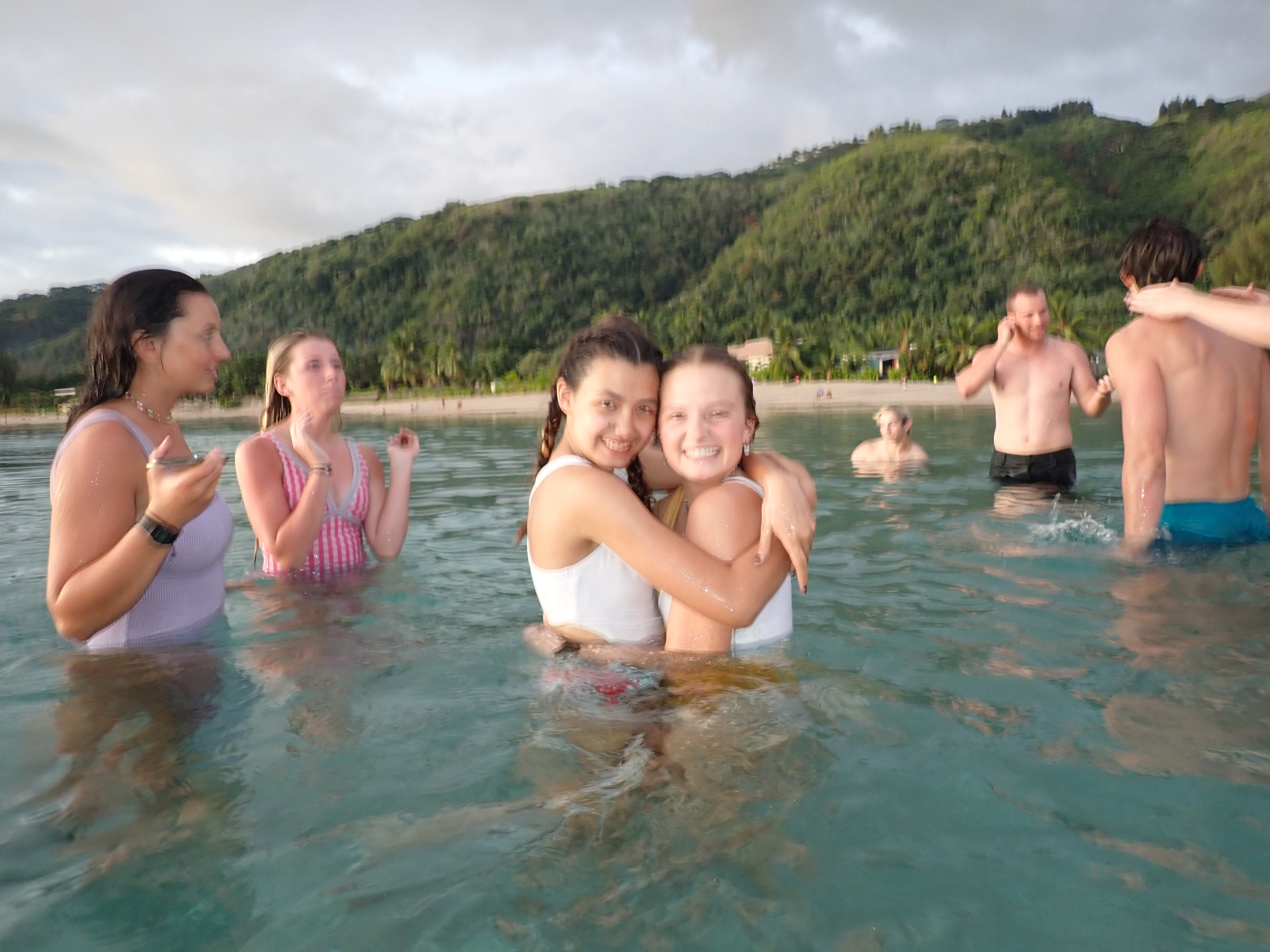 2022 Tahiti Taravao HXP - Day 9 (Pouring the Foundation, Playing with Poisonous Centipedes, Spray Painting Each Other, Digging a Bottomless Pit, Plage Vaiava (Vayava Beach), Another Epic Sunset, Learning a Tahitian Dance (Te Tiare Tahiti), Stingray)