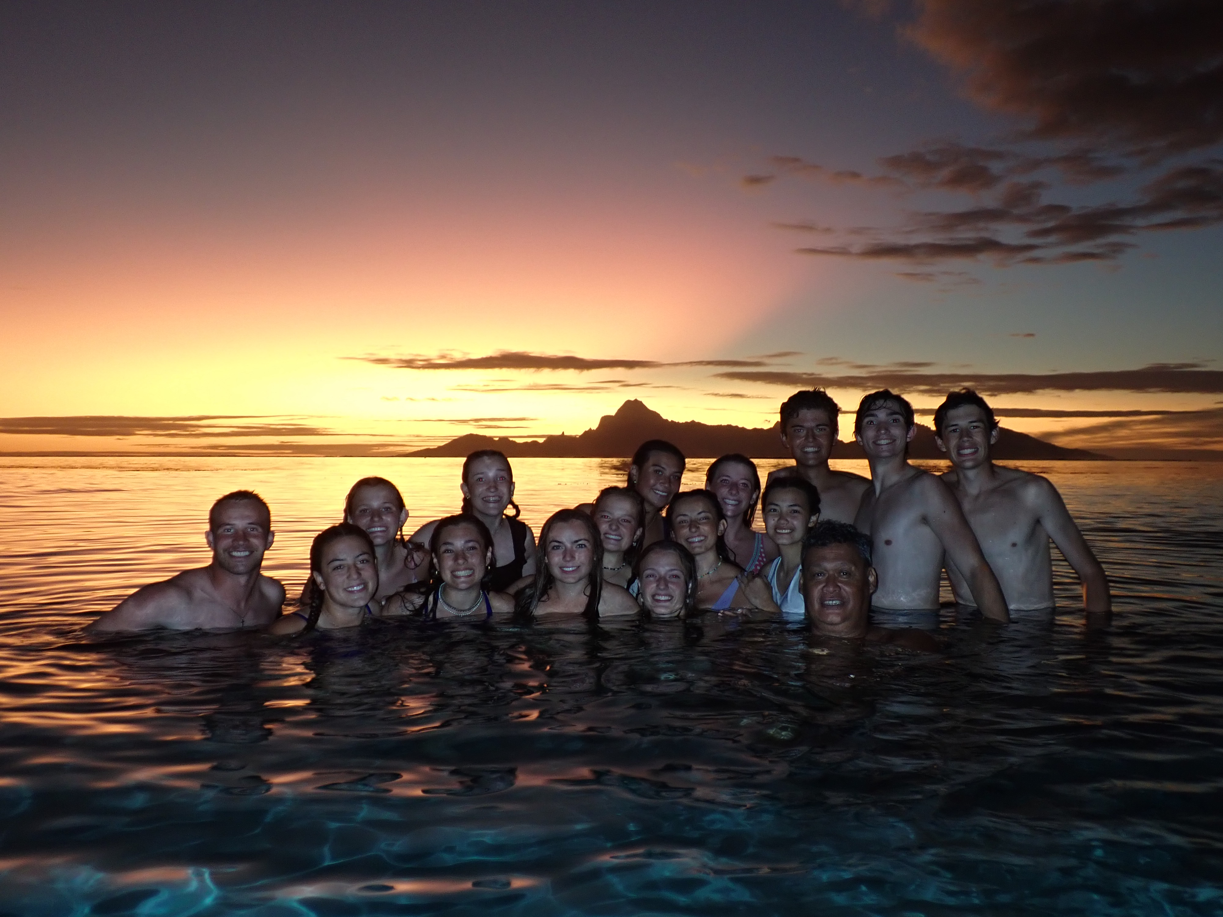 2022 Tahiti Taravao HXP - Day 9 (Pouring the Foundation, Playing with Poisonous Centipedes, Spray Painting Each Other, Digging a Bottomless Pit, Plage Vaiava (Vayava Beach), Another Epic Sunset, Learning a Tahitian Dance (Te Tiare Tahiti), Stingray)