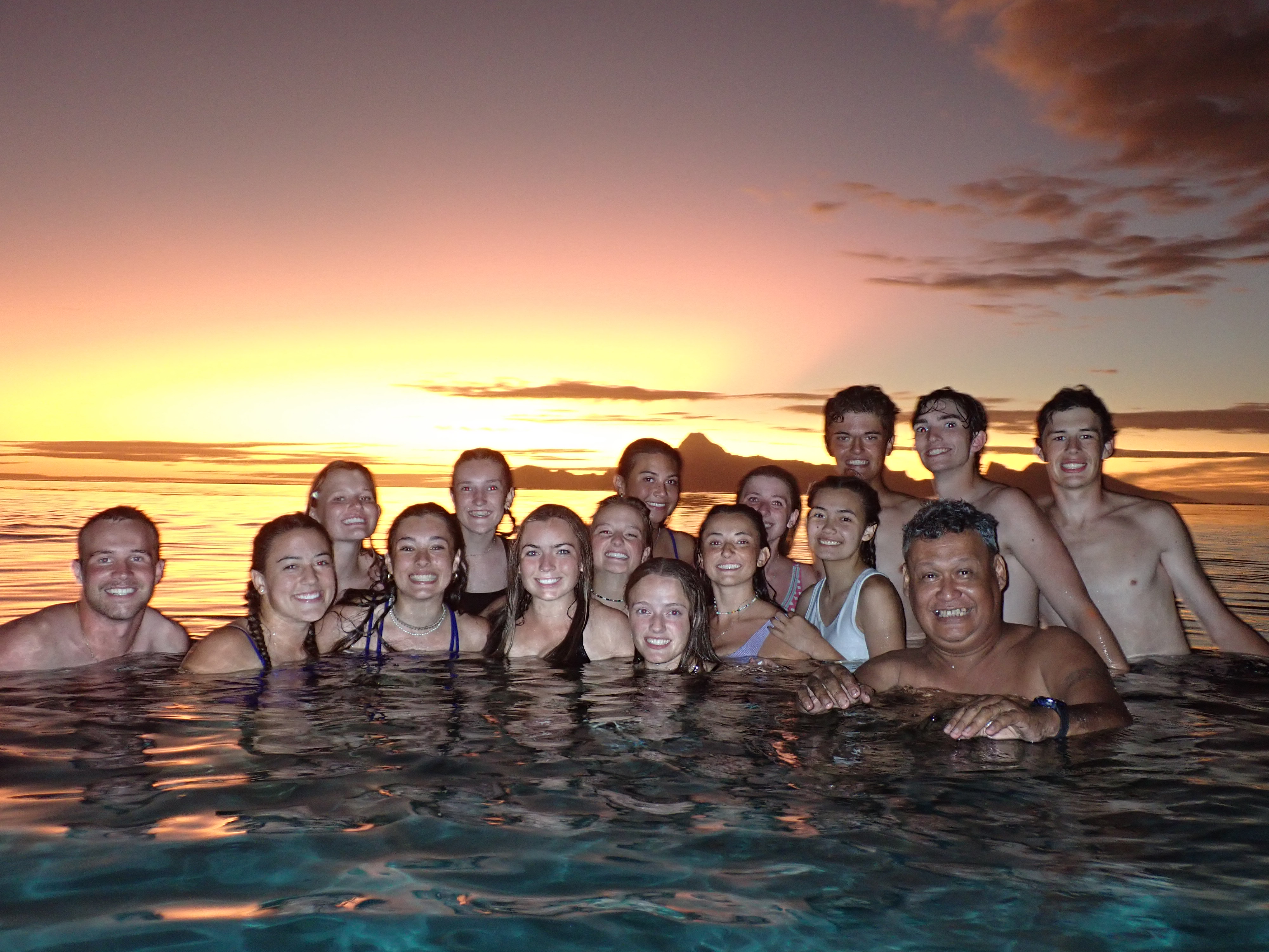 2022 Tahiti Taravao HXP - Day 9 (Pouring the Foundation, Playing with Poisonous Centipedes, Spray Painting Each Other, Digging a Bottomless Pit, Plage Vaiava (Vayava Beach), Another Epic Sunset, Learning a Tahitian Dance (Te Tiare Tahiti), Stingray)