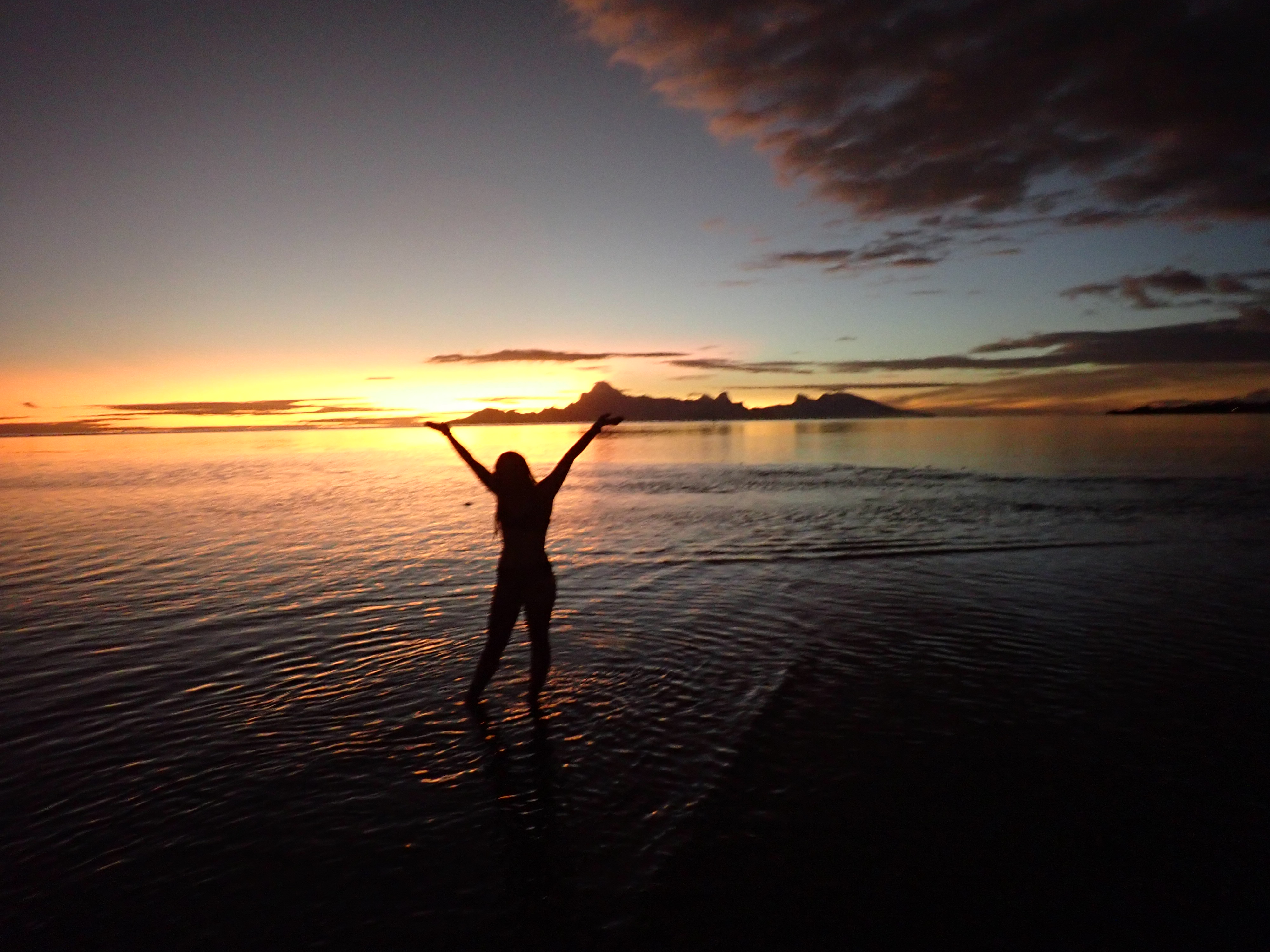 2022 Tahiti Taravao HXP - Day 9 (Pouring the Foundation, Playing with Poisonous Centipedes, Spray Painting Each Other, Digging a Bottomless Pit, Plage Vaiava (Vayava Beach), Another Epic Sunset, Learning a Tahitian Dance (Te Tiare Tahiti), Stingray)