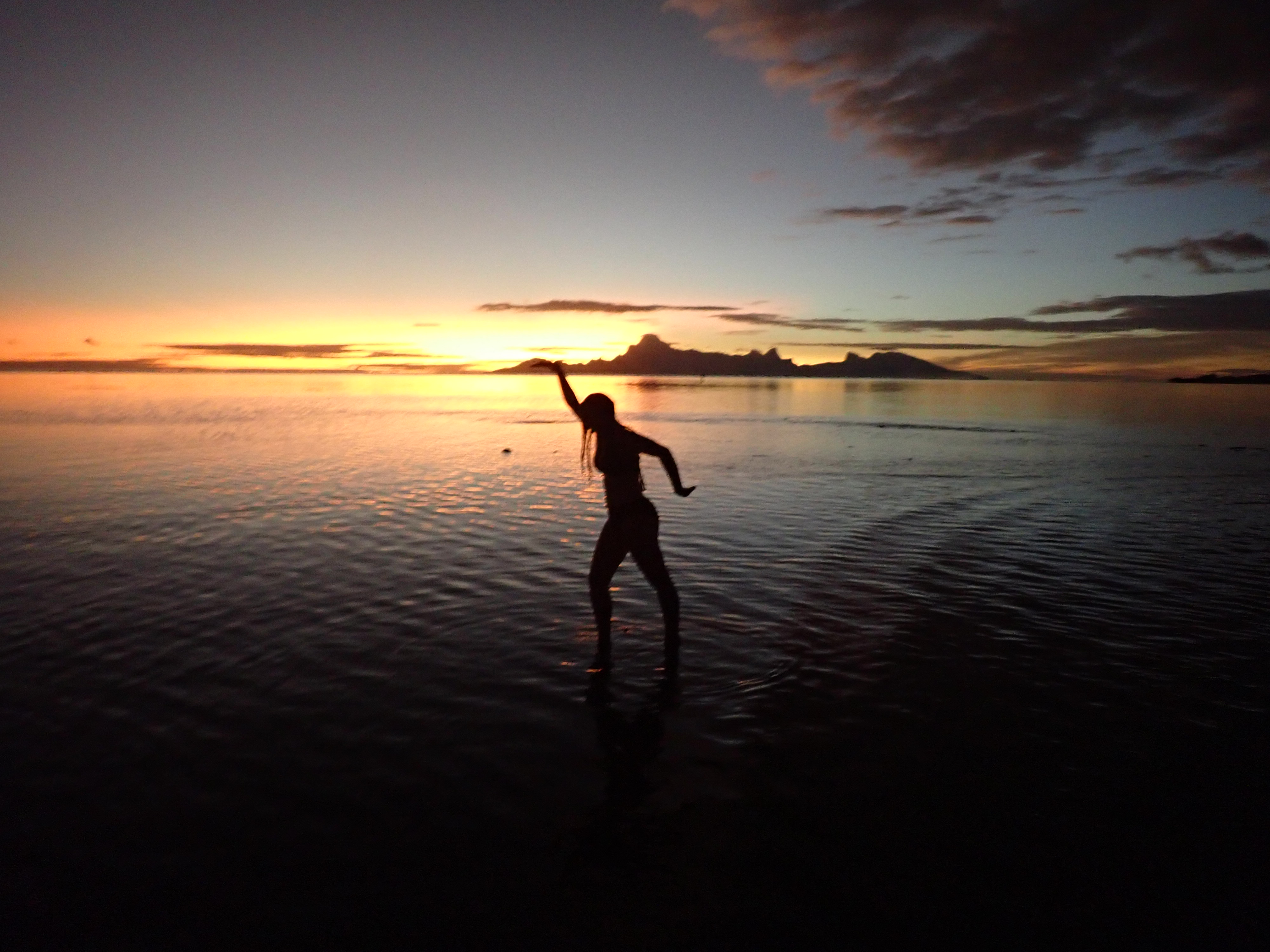 2022 Tahiti Taravao HXP - Day 9 (Pouring the Foundation, Playing with Poisonous Centipedes, Spray Painting Each Other, Digging a Bottomless Pit, Plage Vaiava (Vayava Beach), Another Epic Sunset, Learning a Tahitian Dance (Te Tiare Tahiti), Stingray)