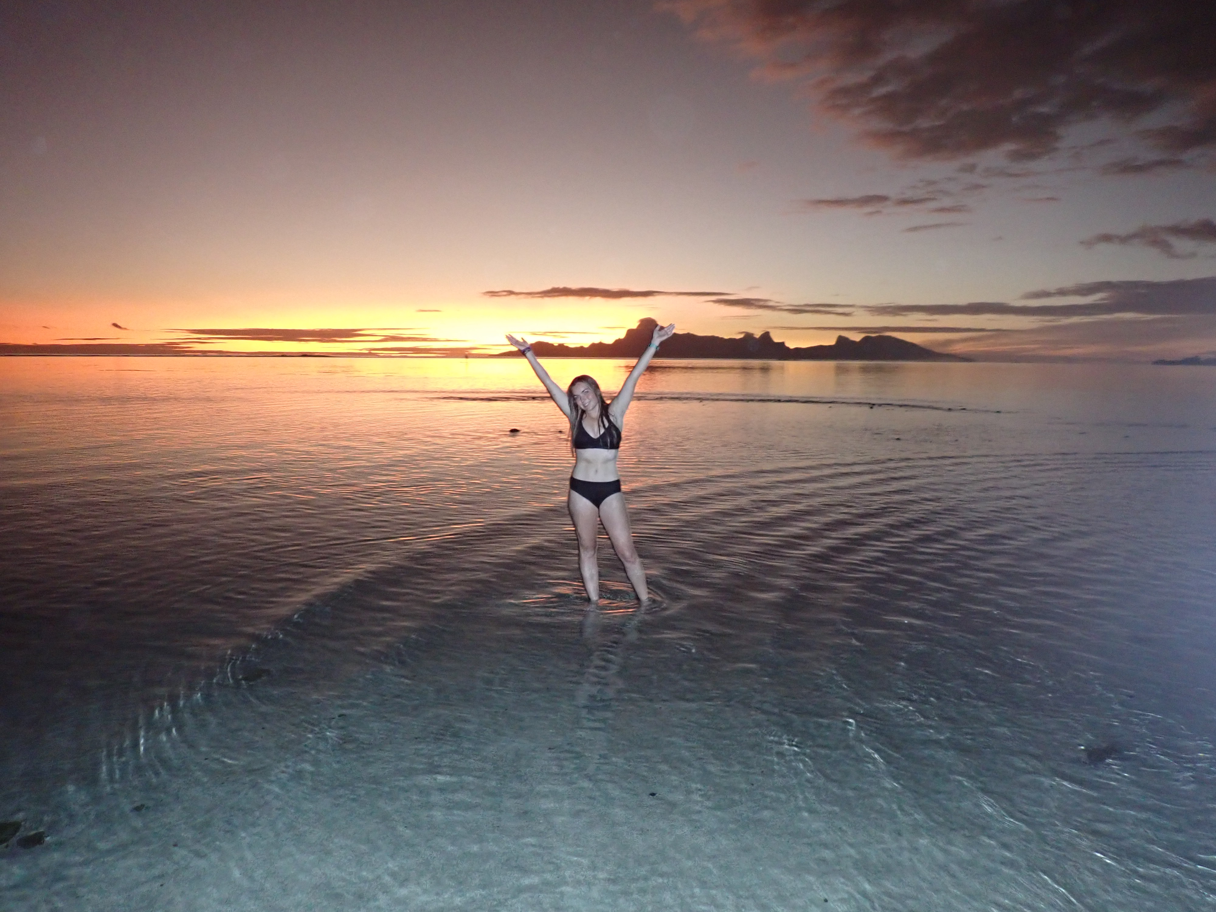 2022 Tahiti Taravao HXP - Day 9 (Pouring the Foundation, Playing with Poisonous Centipedes, Spray Painting Each Other, Digging a Bottomless Pit, Plage Vaiava (Vayava Beach), Another Epic Sunset, Learning a Tahitian Dance (Te Tiare Tahiti), Stingray)