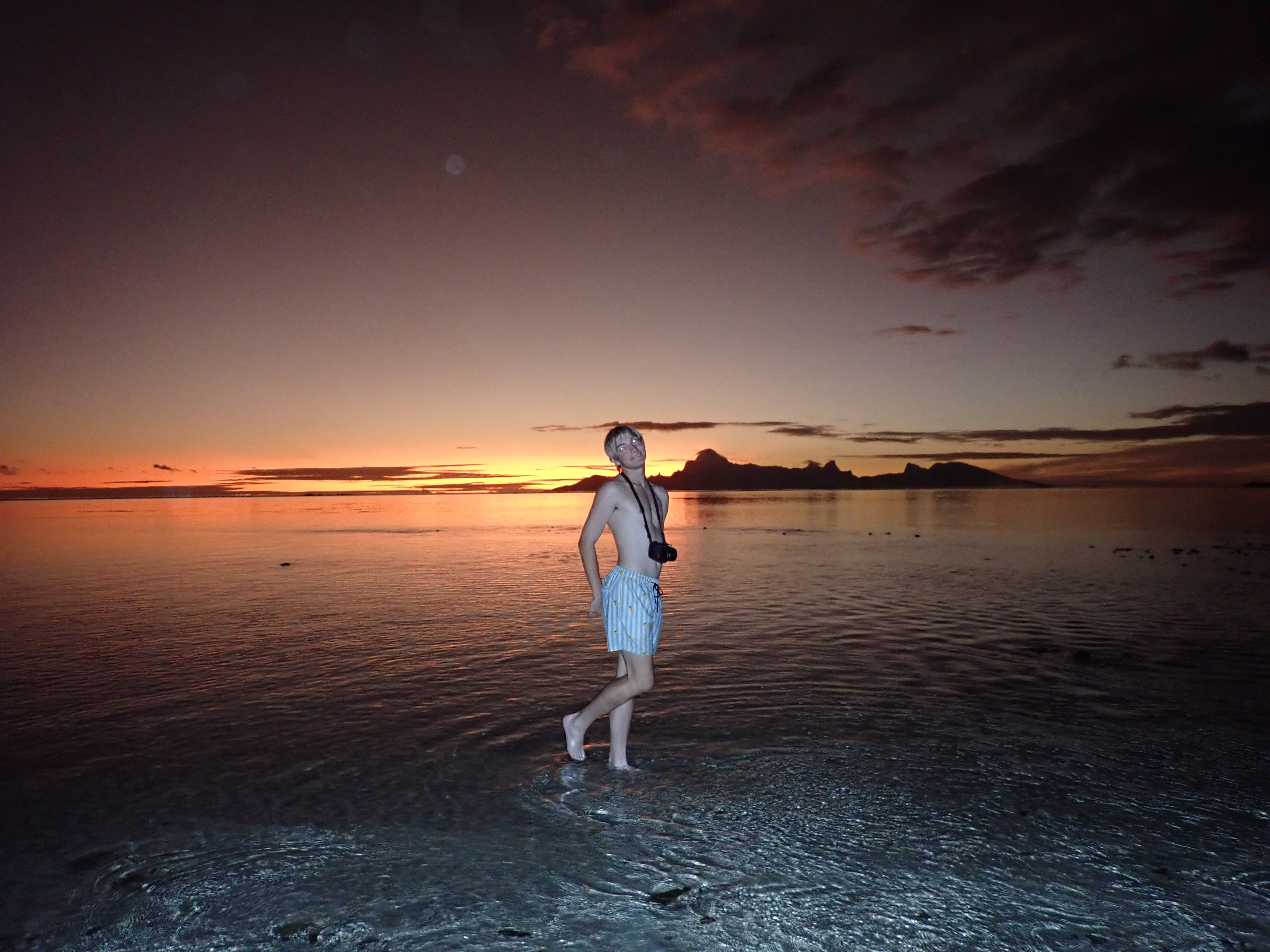 2022 Tahiti Taravao HXP - Day 9 (Pouring the Foundation, Playing with Poisonous Centipedes, Spray Painting Each Other, Digging a Bottomless Pit, Plage Vaiava (Vayava Beach), Another Epic Sunset, Learning a Tahitian Dance (Te Tiare Tahiti), Stingray)