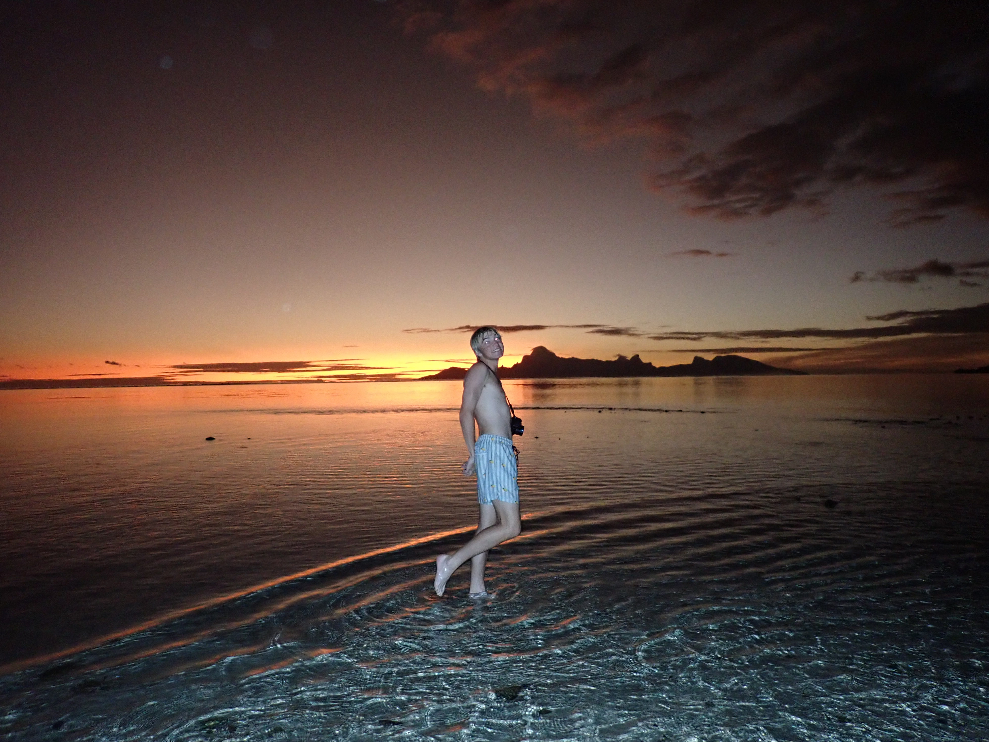 2022 Tahiti Taravao HXP - Day 9 (Pouring the Foundation, Playing with Poisonous Centipedes, Spray Painting Each Other, Digging a Bottomless Pit, Plage Vaiava (Vayava Beach), Another Epic Sunset, Learning a Tahitian Dance (Te Tiare Tahiti), Stingray)