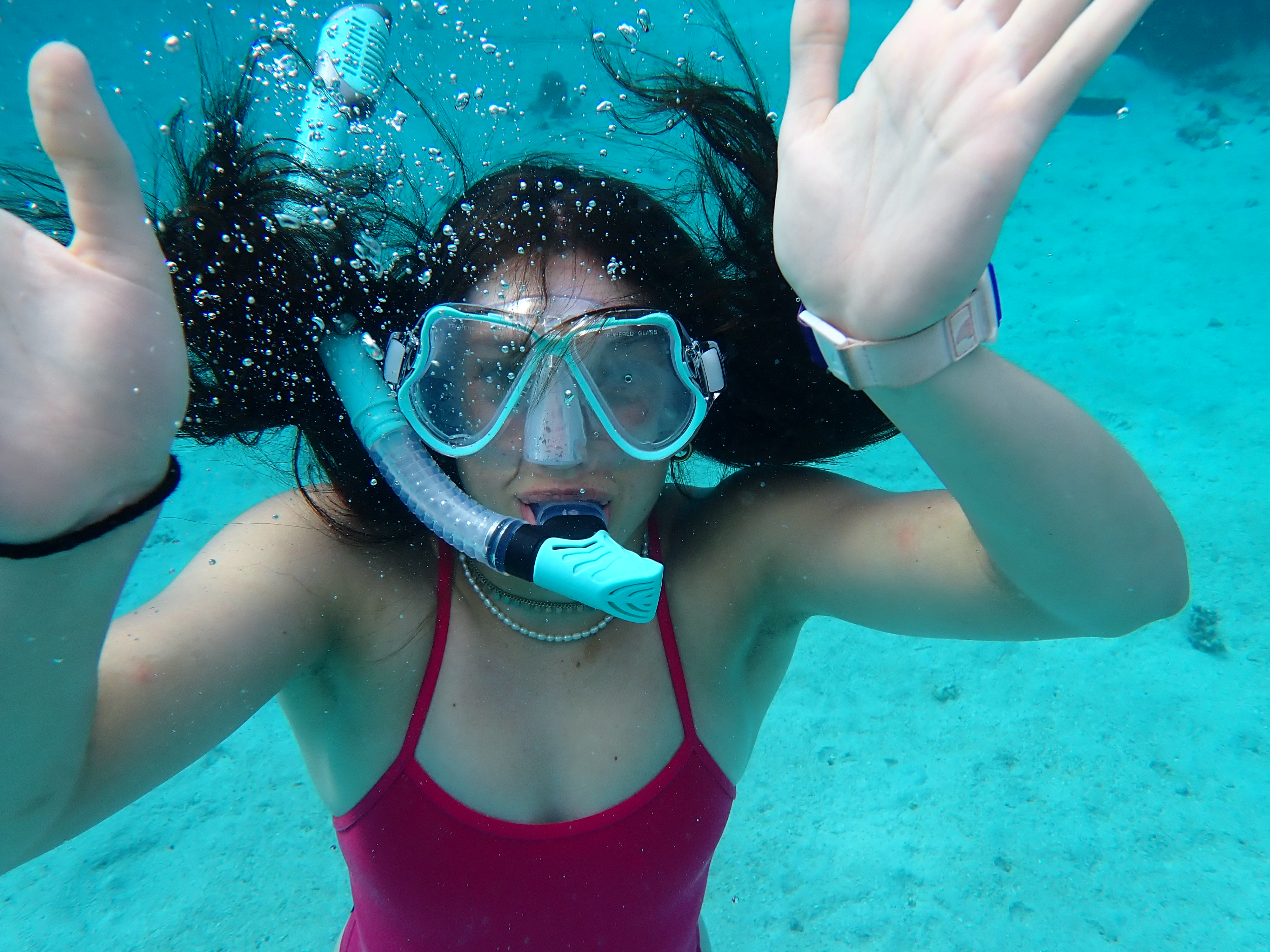 2022 Tahiti Taravao HXP - Day 11 (Surf Lessons on Black Sand Plage de Ahonu (Ahonu Beach), Losing Toenails, Beach Burger, Dance Party on Steve's Party Barge, Owner Steve, Snorkeling in Crystal Clear Warm Water in the Reef, Sports with Vaihiria Ward Youth)