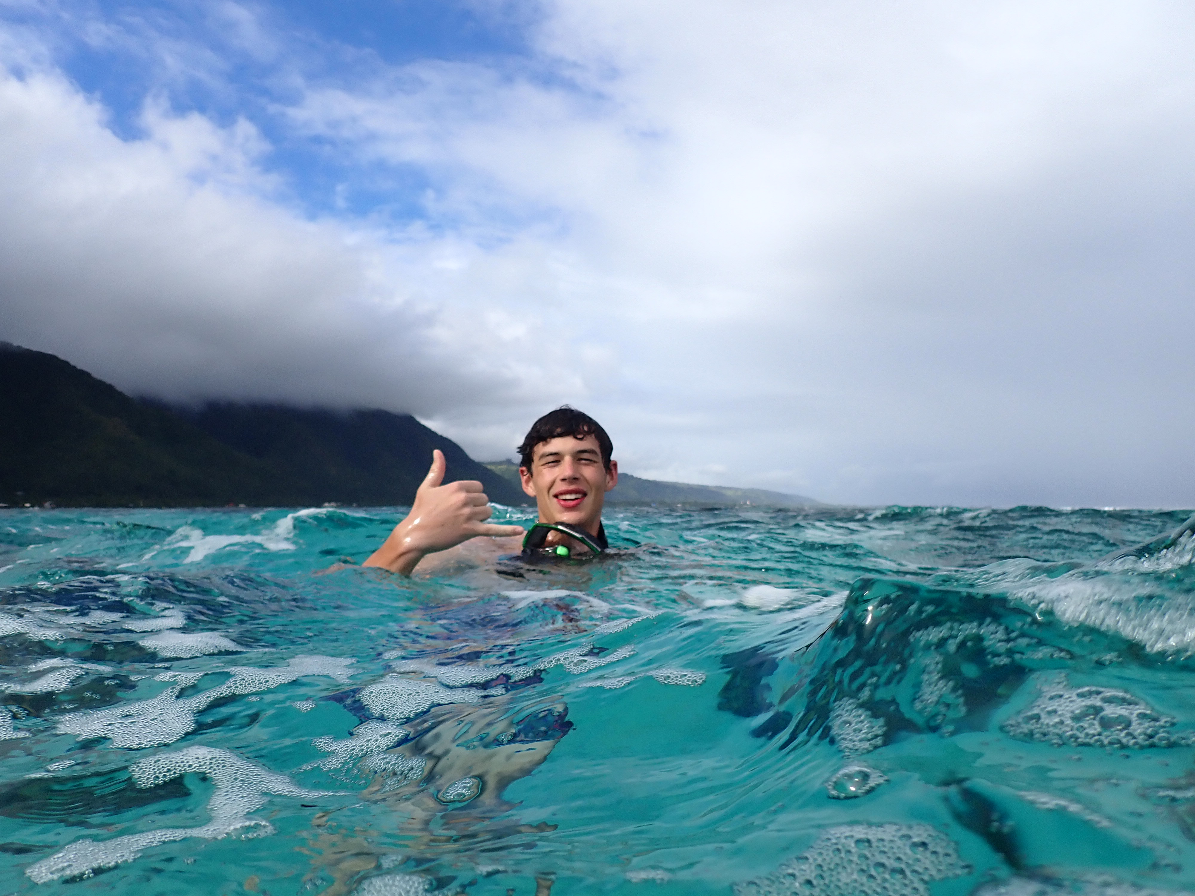 2022 Tahiti Taravao HXP - Day 11 (Surf Lessons on Black Sand Plage de Ahonu (Ahonu Beach), Losing Toenails, Beach Burger, Dance Party on Steve's Party Barge, Owner Steve, Snorkeling in Crystal Clear Warm Water in the Reef, Sports with Vaihiria Ward Youth)