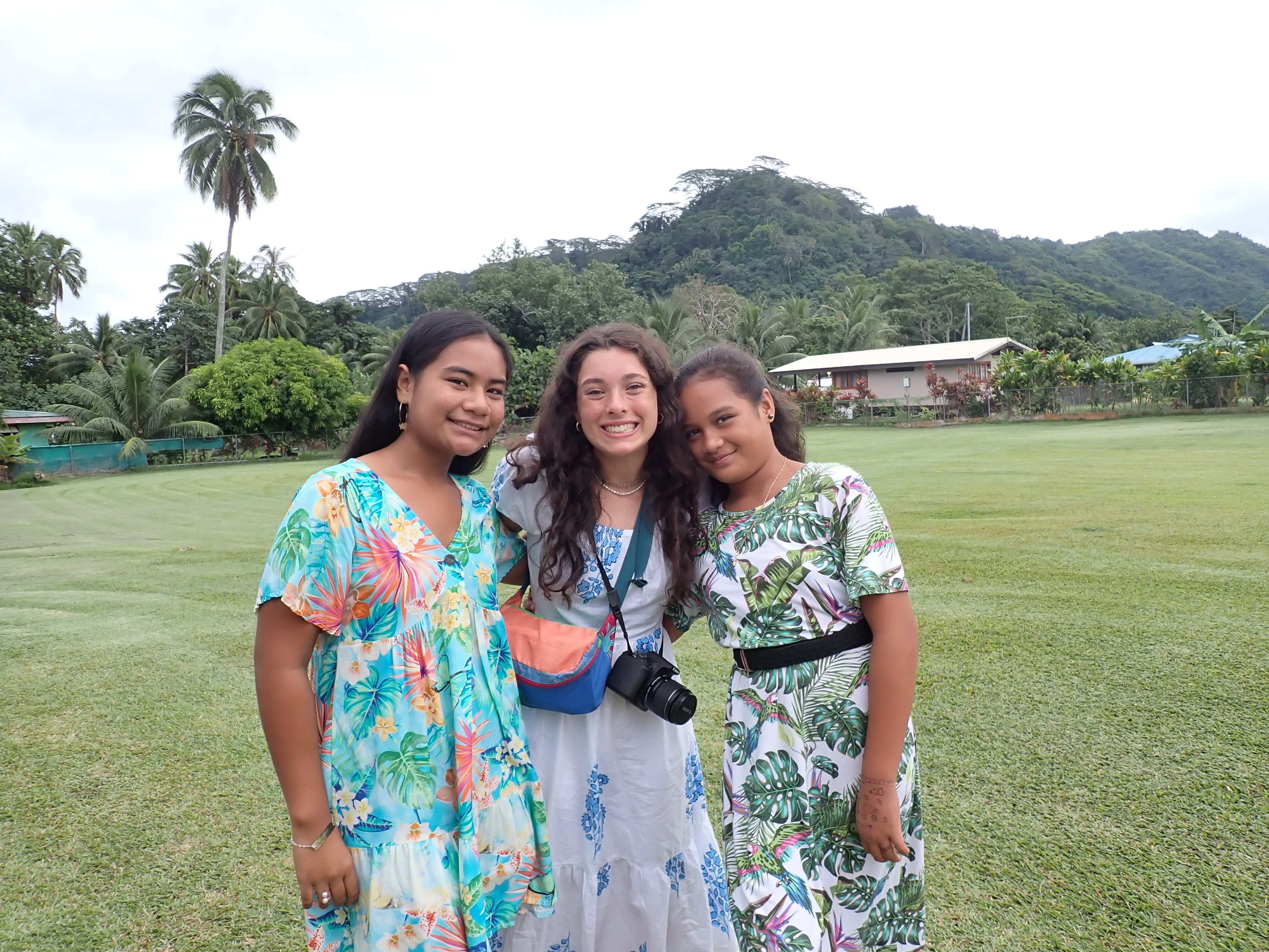 2022 Tahiti Taravao HXP - Day 12 (Church with Vaihiria Ward, Water Gardens Vaipahi Waterfall & Hike, Sacred Eels, Turtles, Haircut, Activity with Vaihiria Ward Youth, Averie's Birthday, Letters Home)