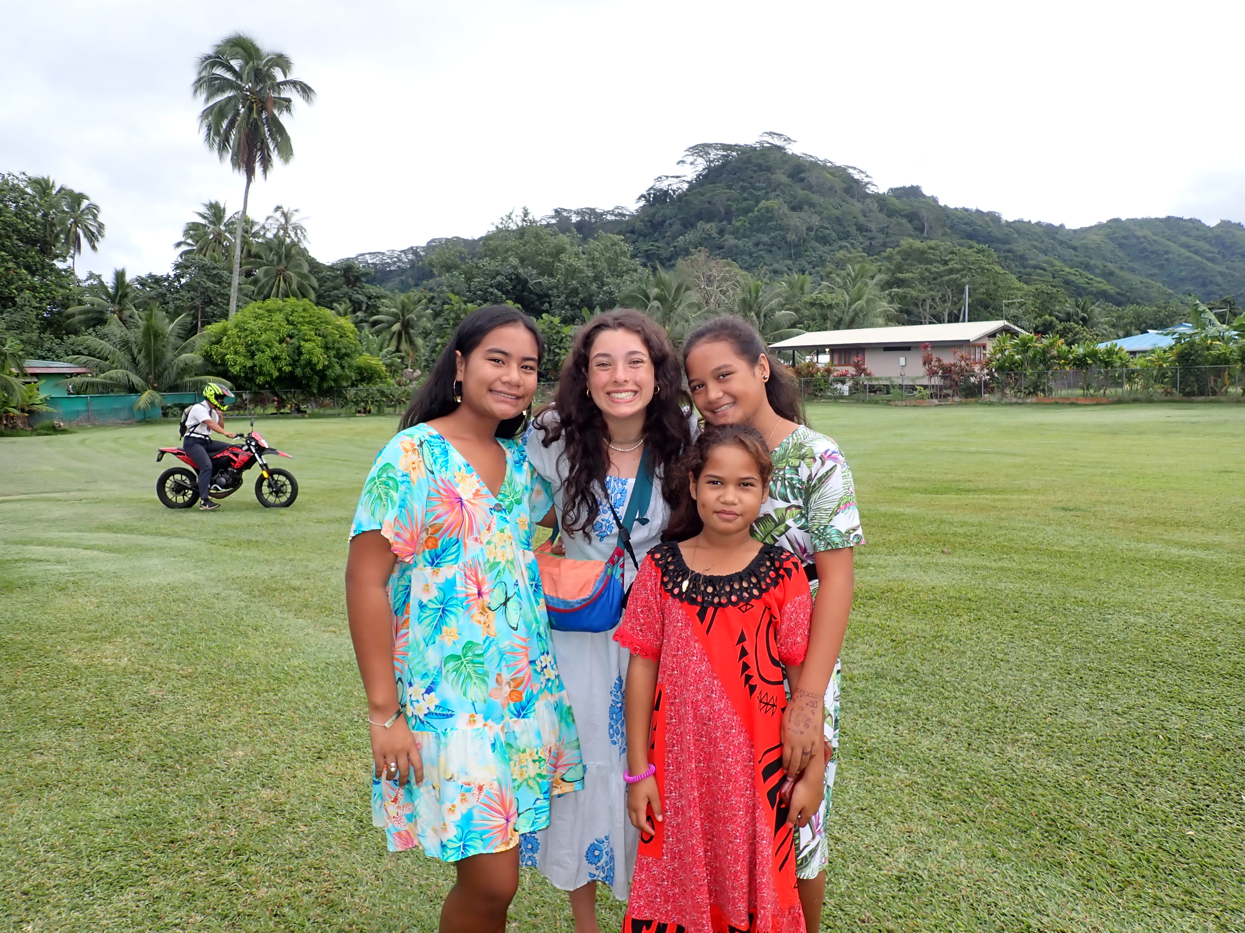 2022 Tahiti Taravao HXP - Day 12 (Church with Vaihiria Ward, Water Gardens Vaipahi Waterfall & Hike, Sacred Eels, Turtles, Haircut, Activity with Vaihiria Ward Youth, Averie's Birthday, Letters Home)