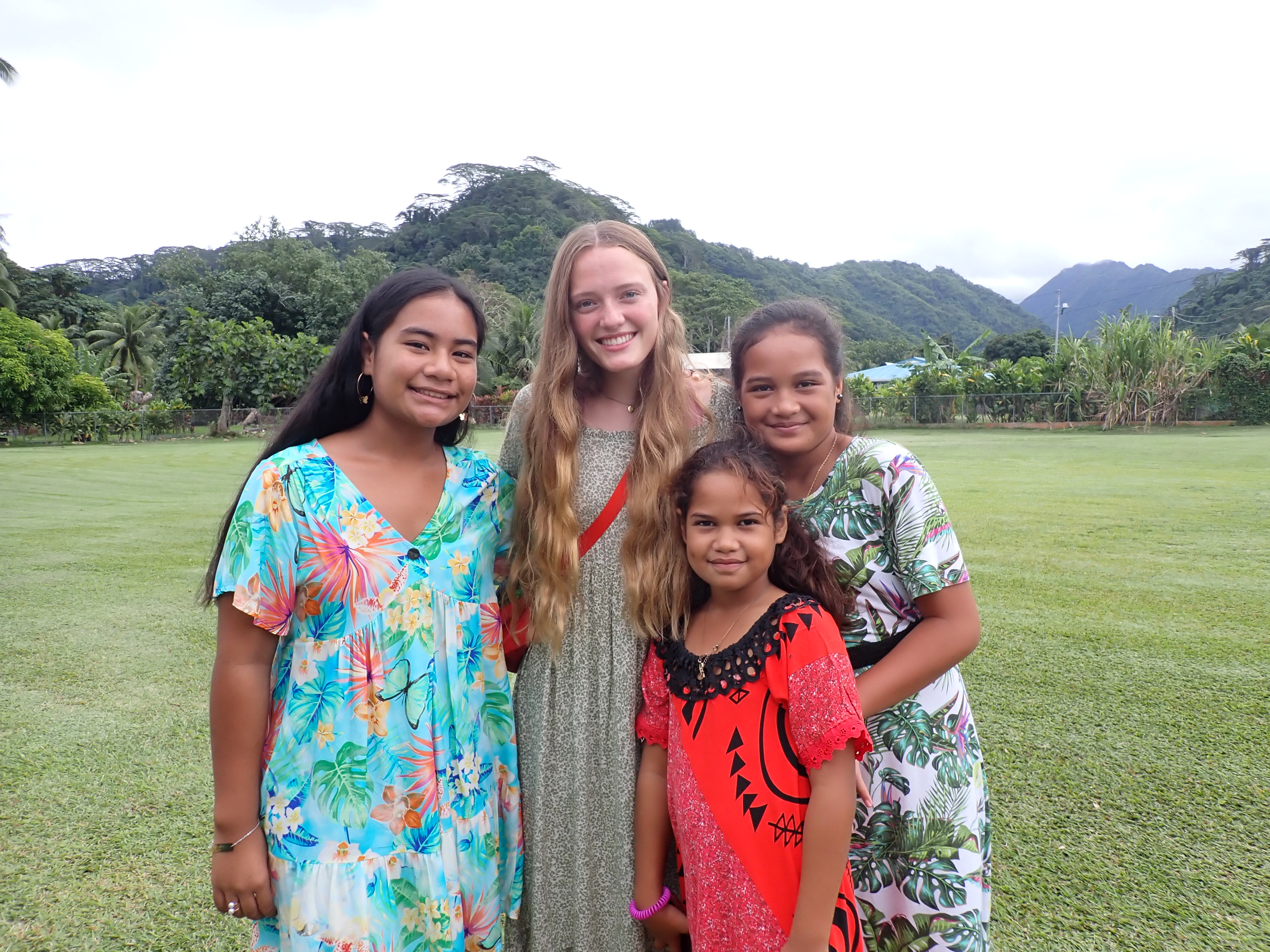 2022 Tahiti Taravao HXP - Day 12 (Church with Vaihiria Ward, Water Gardens Vaipahi Waterfall & Hike, Sacred Eels, Turtles, Haircut, Activity with Vaihiria Ward Youth, Averie's Birthday, Letters Home)