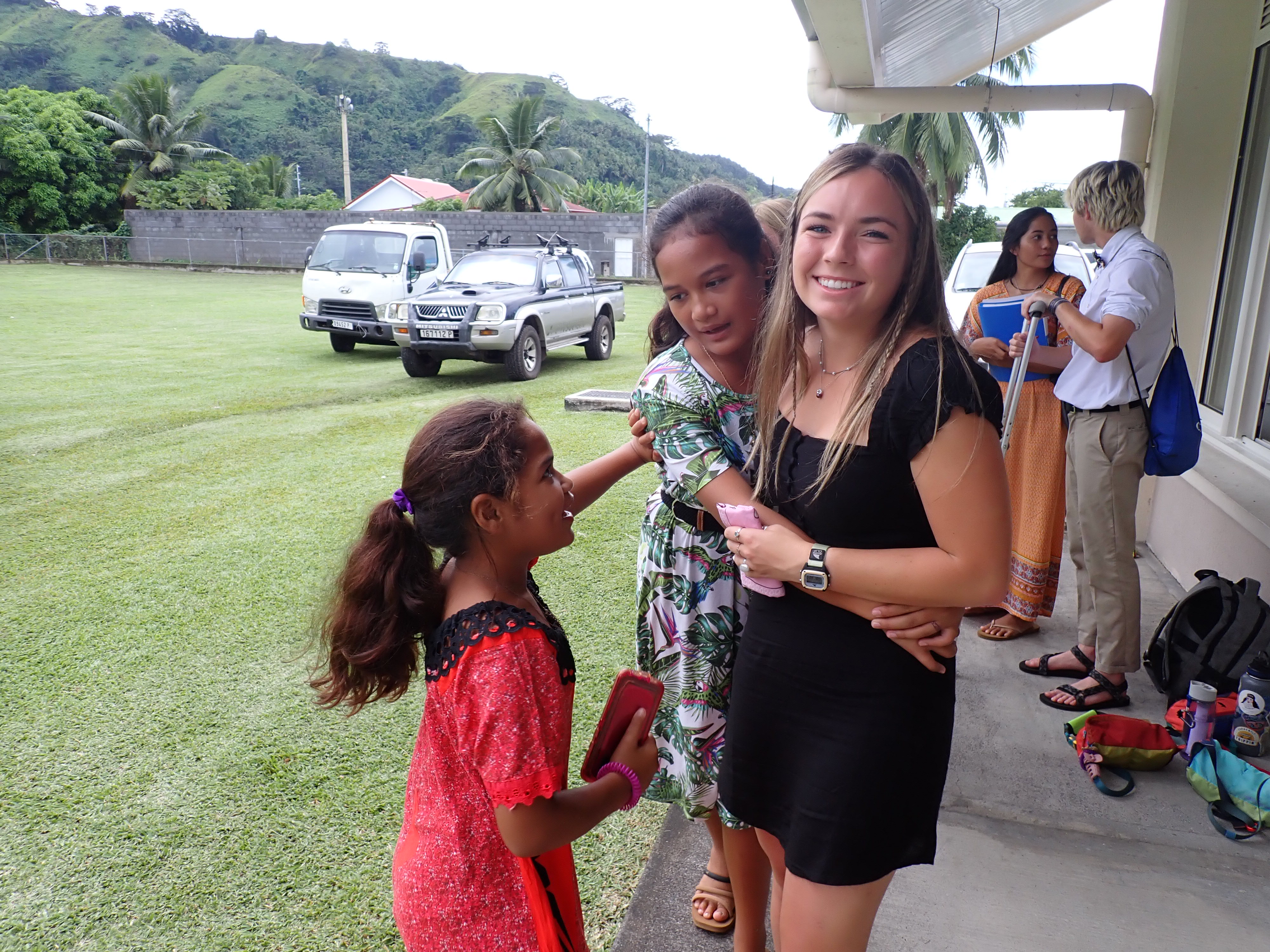 2022 Tahiti Taravao HXP - Day 12 (Church with Vaihiria Ward, Water Gardens Vaipahi Waterfall & Hike, Sacred Eels, Turtles, Haircut, Activity with Vaihiria Ward Youth, Averie's Birthday, Letters Home)