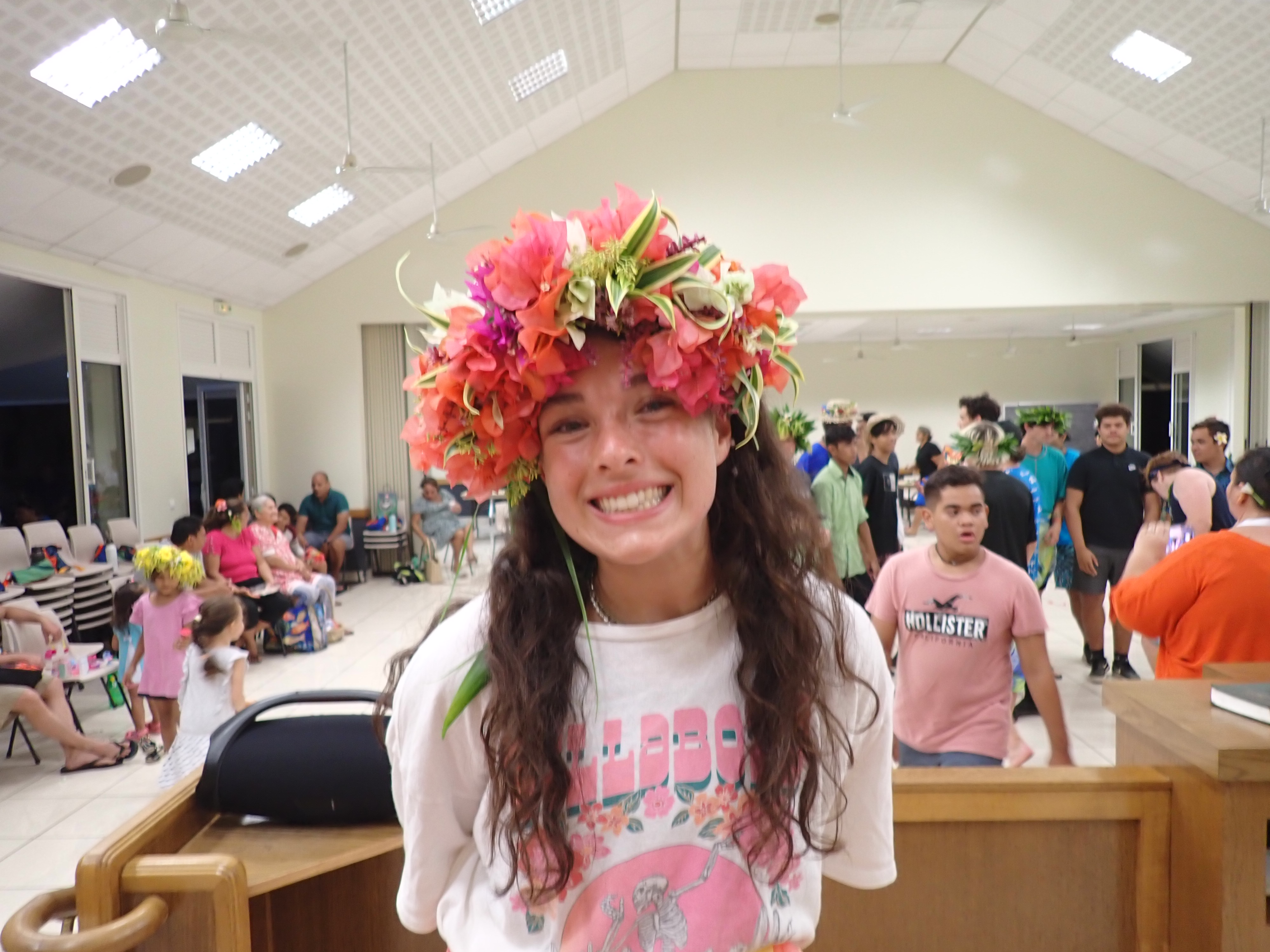 2022 Tahiti Taravao HXP - Day 15 (Epic Morning Devotional, Volunteering at Youth Center, Working at Community Garden on Mountain, Solis, Tiana Sees Her New House, Vaihiria Ward Activity: Coconut Milk, Learning Drums & Tahitian Dances, Making Flower Crowns