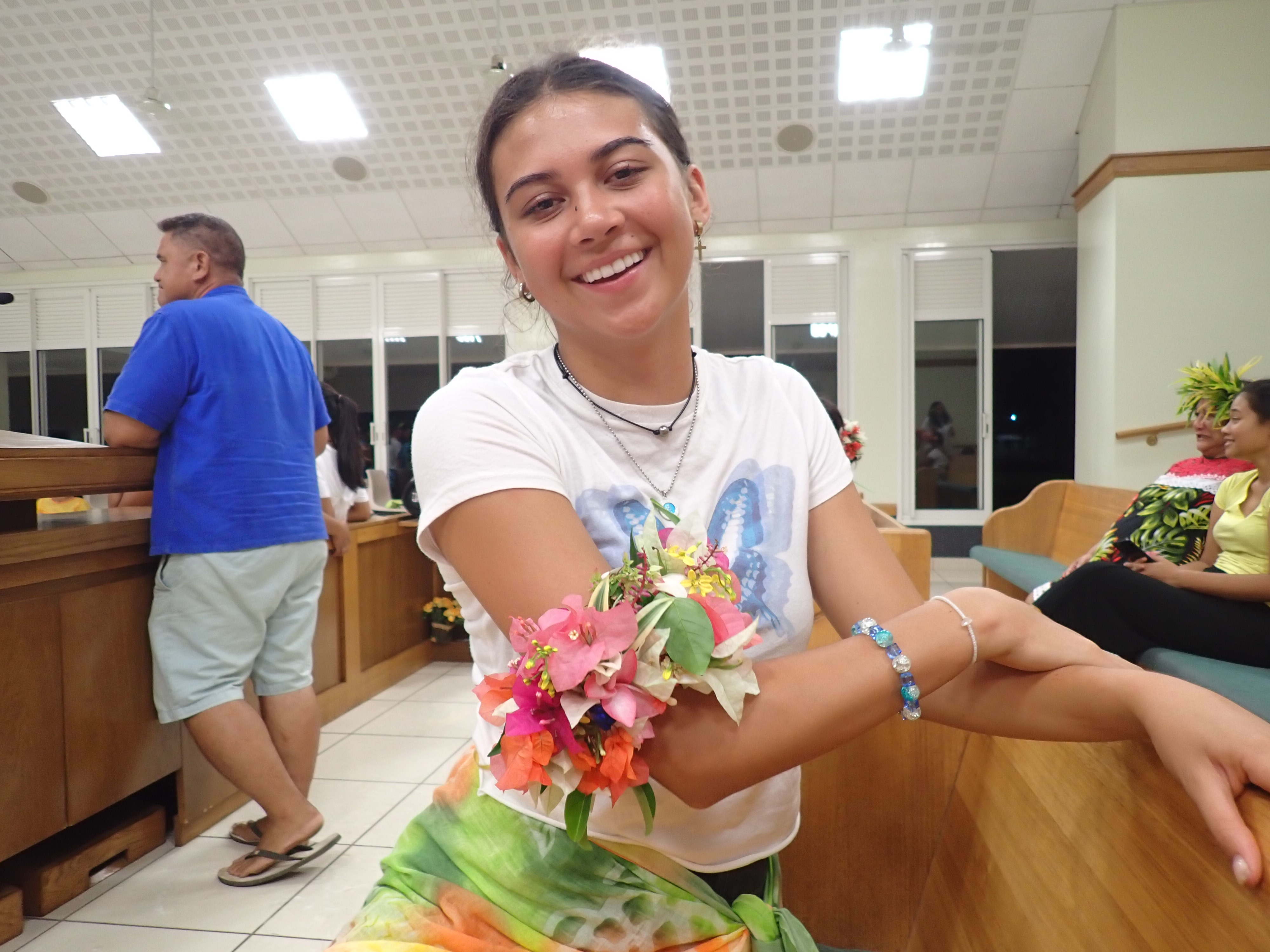 2022 Tahiti Taravao HXP - Day 15 (Epic Morning Devotional, Volunteering at Youth Center, Working at Community Garden on Mountain, Solis, Tiana Sees Her New House, Vaihiria Ward Activity: Coconut Milk, Learning Drums & Tahitian Dances, Making Flower Crowns