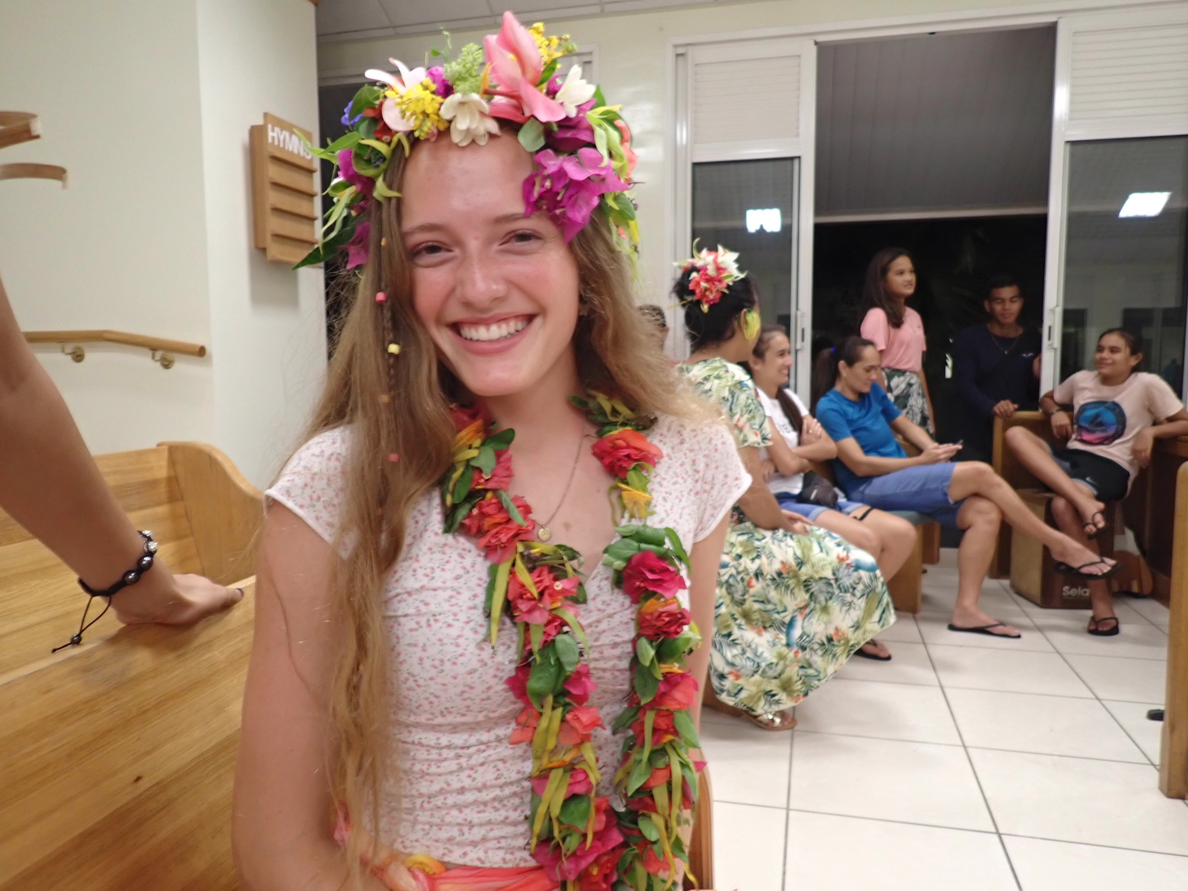 2022 Tahiti Taravao HXP - Day 15 (Epic Morning Devotional, Volunteering at Youth Center, Working at Community Garden on Mountain, Solis, Tiana Sees Her New House, Vaihiria Ward Activity: Coconut Milk, Learning Drums & Tahitian Dances, Making Flower Crowns