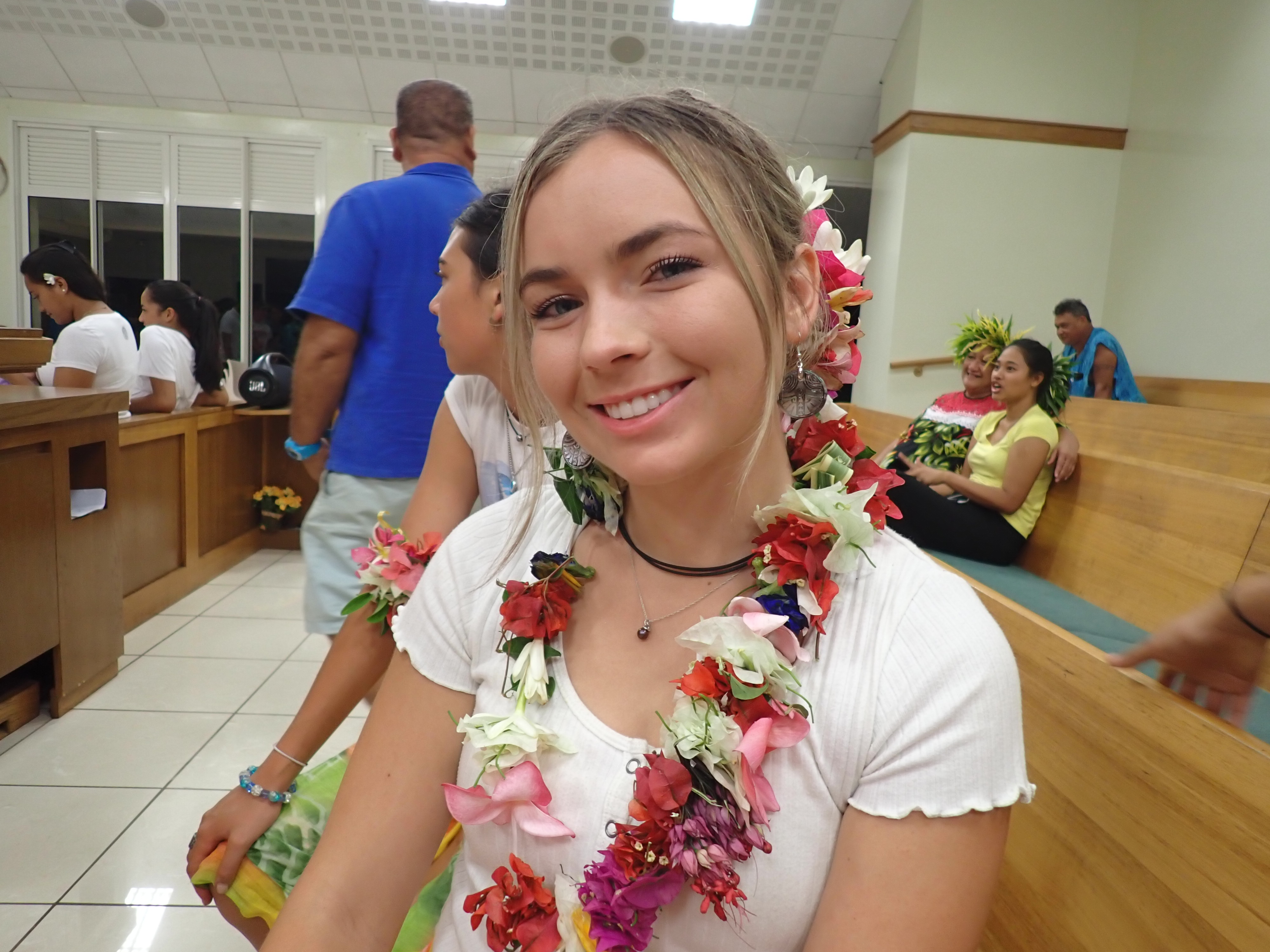 2022 Tahiti Taravao HXP - Day 15 (Epic Morning Devotional, Volunteering at Youth Center, Working at Community Garden on Mountain, Solis, Tiana Sees Her New House, Vaihiria Ward Activity: Coconut Milk, Learning Drums & Tahitian Dances, Making Flower Crowns