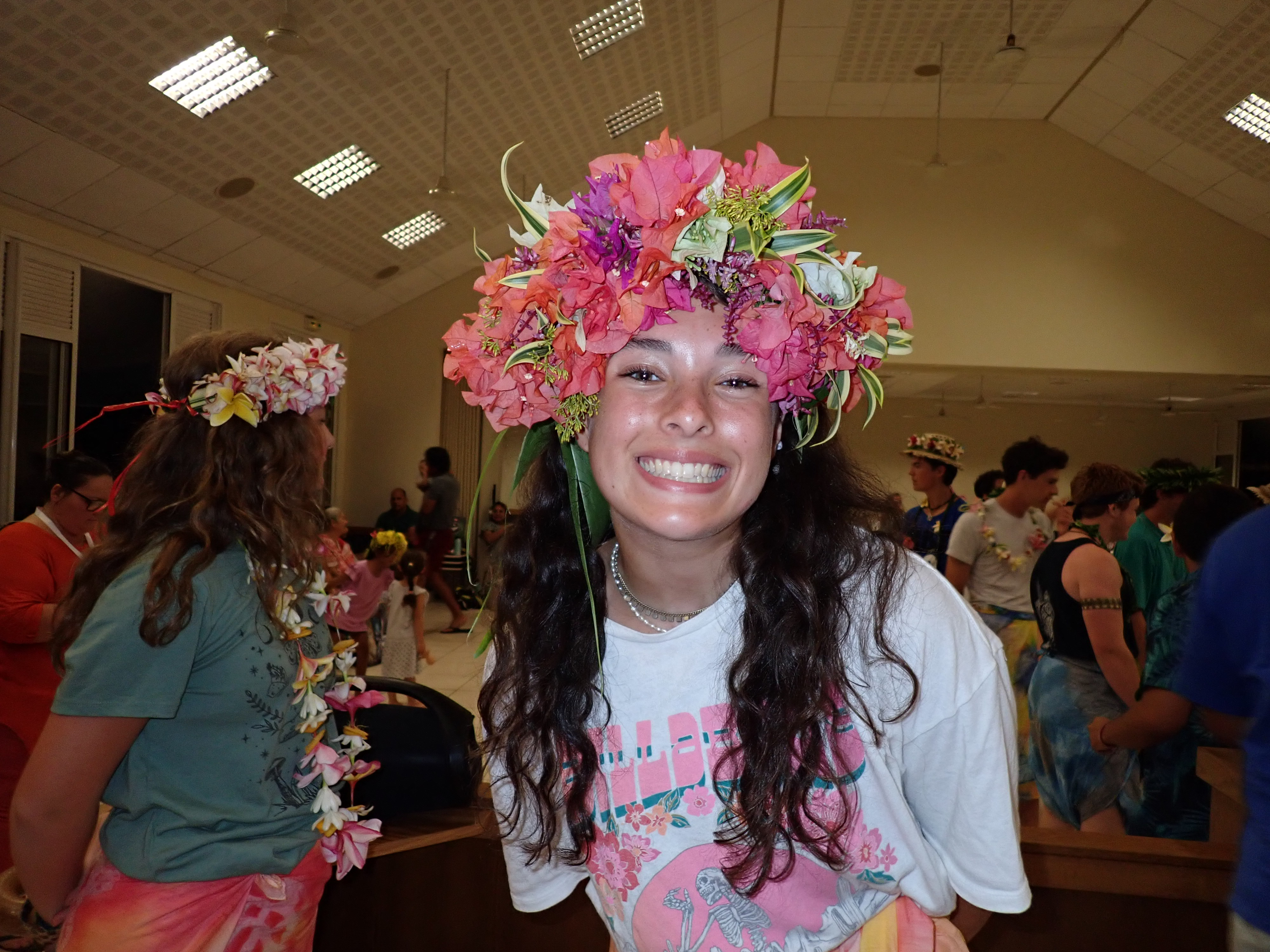 2022 Tahiti Taravao HXP - Day 15 (Epic Morning Devotional, Volunteering at Youth Center, Working at Community Garden on Mountain, Solis, Tiana Sees Her New House, Vaihiria Ward Activity: Coconut Milk, Learning Drums & Tahitian Dances, Making Flower Crowns