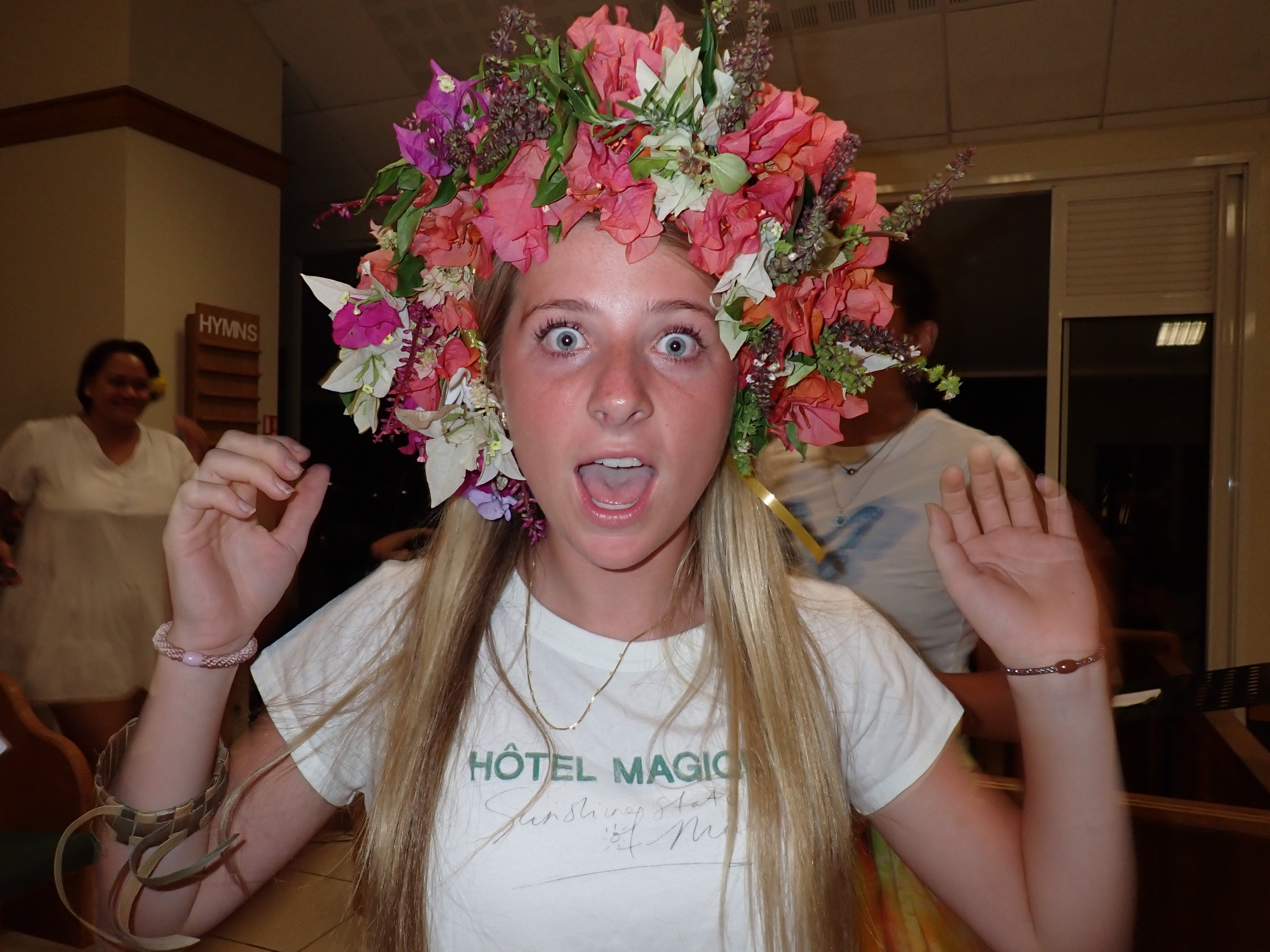 2022 Tahiti Taravao HXP - Day 15 (Epic Morning Devotional, Volunteering at Youth Center, Working at Community Garden on Mountain, Solis, Tiana Sees Her New House, Vaihiria Ward Activity: Coconut Milk, Learning Drums & Tahitian Dances, Making Flower Crowns