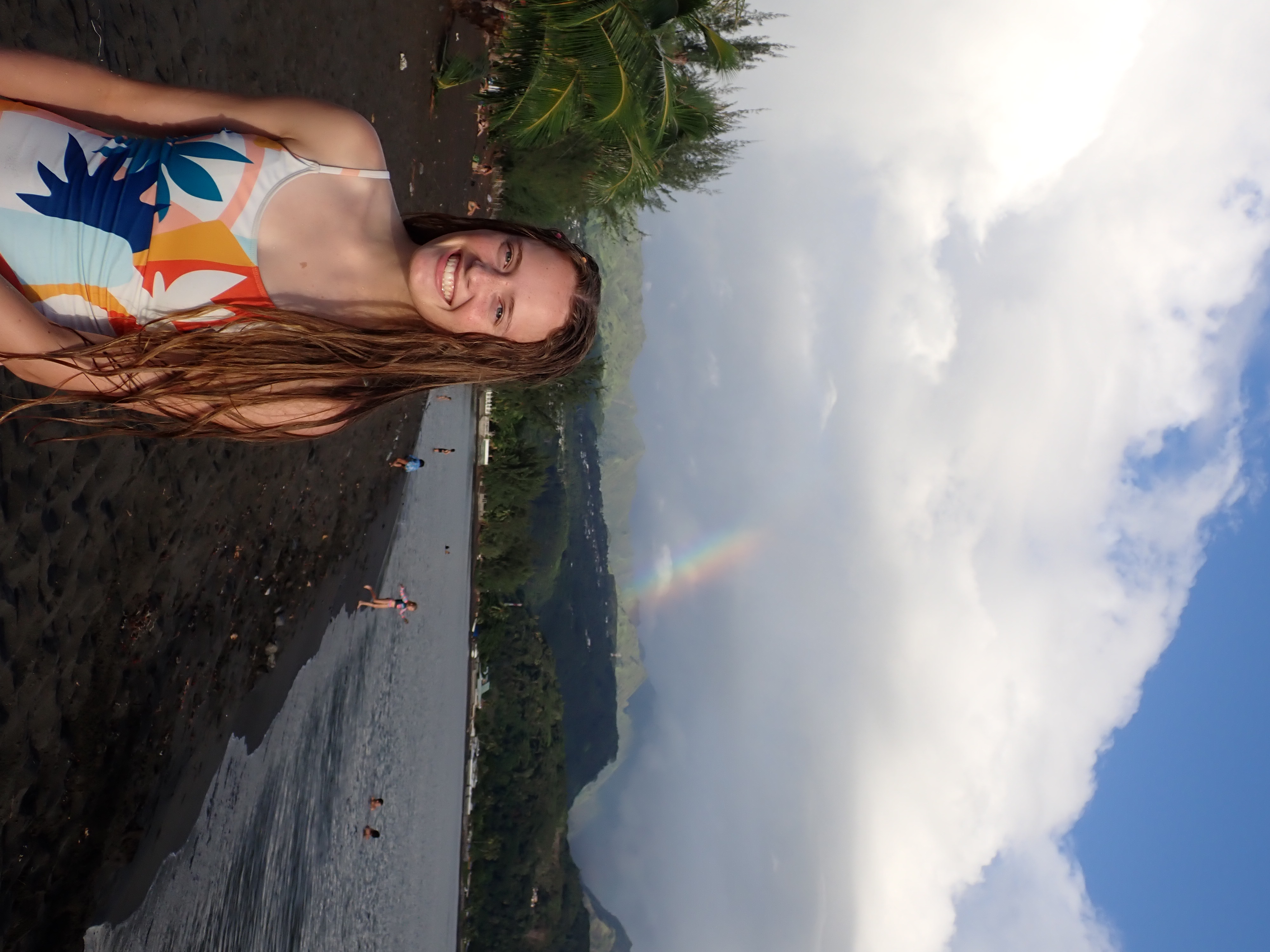 2022 Tahiti Taravao HXP - Day 16 (Baptisms at the Papeete Tahiti Temple, Bryan's Temple Story, Shopping @ the Papeete Market, Raisin Fanta, Pointe Vnus (Point Venus) Black Sand Beach & Lighthouse, Rainbows, Sandcastles, Downpour, Epic Sunset, All-Nighter