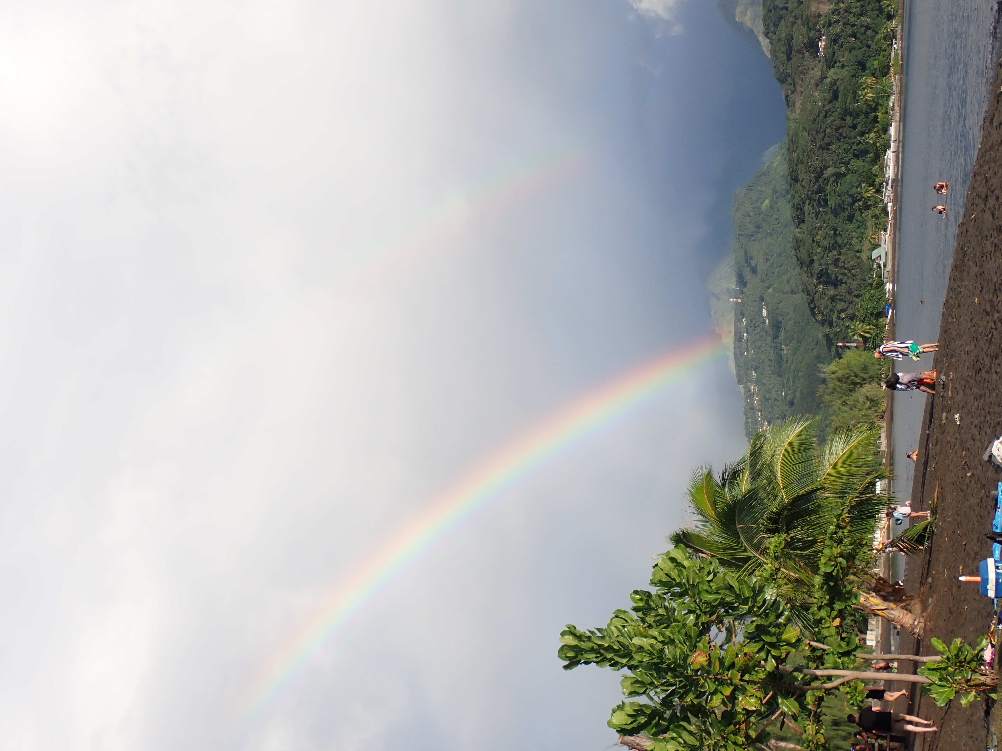 2022 Tahiti Taravao HXP - Day 16 (Baptisms at the Papeete Tahiti Temple, Bryan's Temple Story, Shopping @ the Papeete Market, Raisin Fanta, Pointe V�nus (Point Venus) Black Sand Beach & Lighthouse, Rainbows, Sandcastles, Downpour, Epic Sunset, All-Nighter