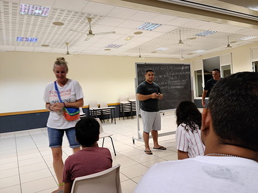 2022 Tahiti Taravao HXP - Day 6 (1st Day at the Work Site, Clearing the Land to Build a House for Tiana, Digging the Foundation & Footings, Purple Worms & Centipedes,Swimming in the Reef, Activity and Dinner with the Vaihiria Ward, Double Dragon)