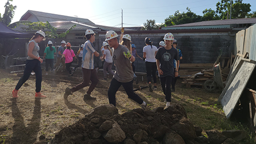 2022 Tahiti Taravao HXP - Day 15 (Epic Morning Devotional, Volunteering at Youth Center, Working at Community Garden on Mountain, Solis, Tiana Sees Her New House, Vaihiria Ward Activity: Coconut Milk, Learning Drums & Tahitian Dances, Making Flower Crowns