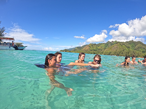 2022 Tahiti Taravao HXP - Day 4 (Kass's Birthday, Swimming with Sharks & Stingrays, Motu Fareone Island, Making Motu Fareone (E'ia Ota), Catching Crabs for 'Alca-Crab', Dance Party on Ferry to Tahiti, Catching Geckos)