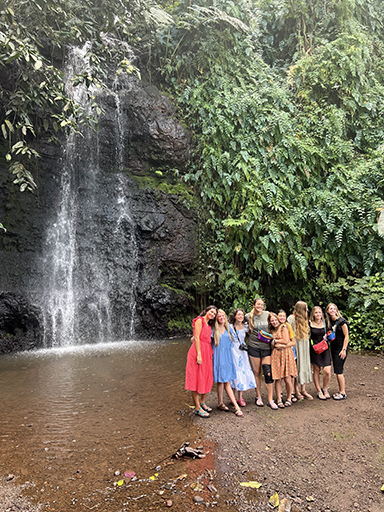 2022 Tahiti Taravao HXP - Day 12 (Church with Vaihiria Ward, Water Gardens Vaipahi Waterfall & Hike, Sacred Eels, Turtles, Haircut, Activity with Vaihiria Ward Youth, Averie's Birthday, Letters Home)