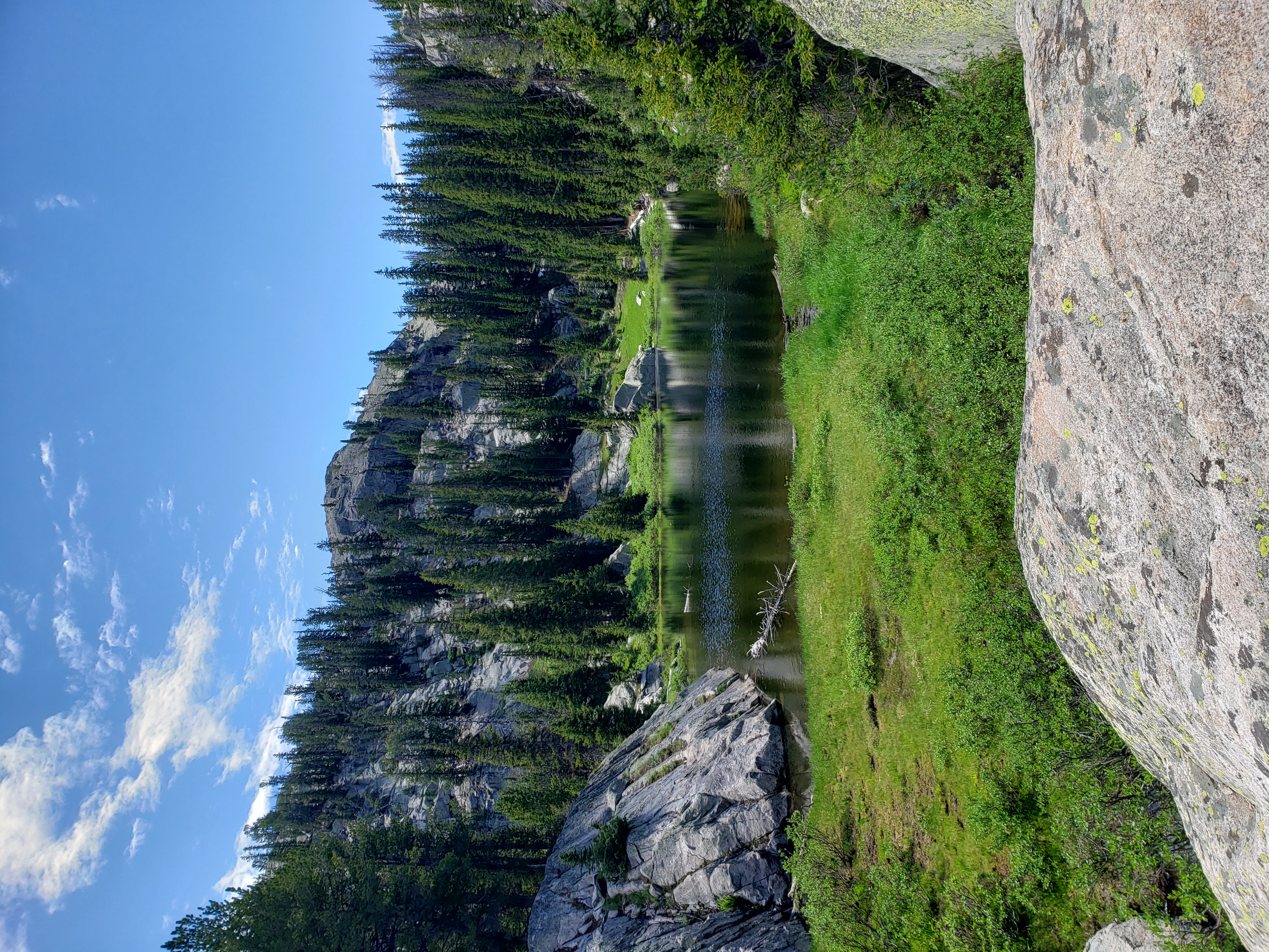 2022 Wind River Trip - Day 2 (Sapphire Lake to Island Lake, Titcomb Basin)