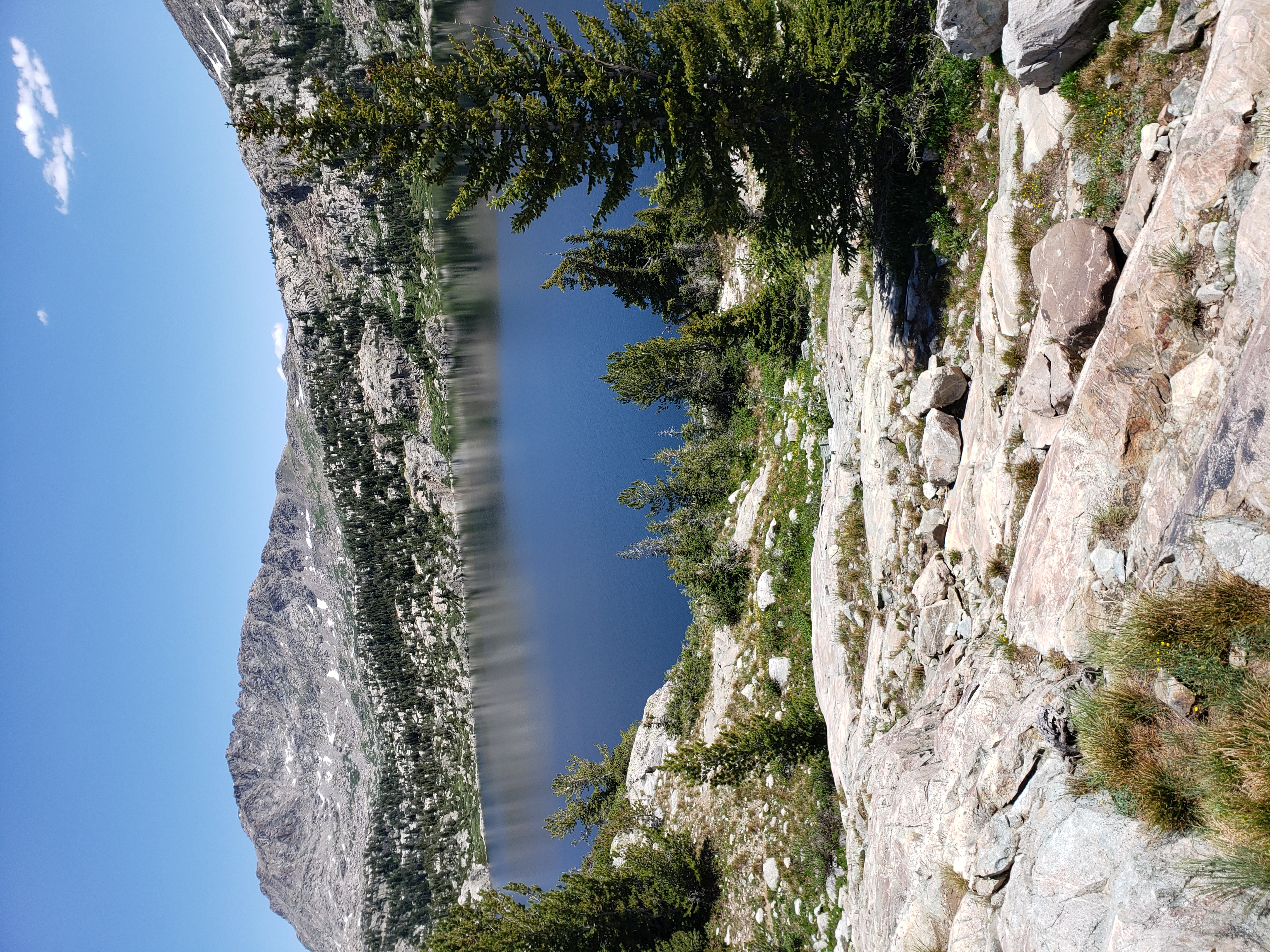 2022 Wind River Trip - Day 2 (Sapphire Lake to Island Lake, Titcomb Basin)