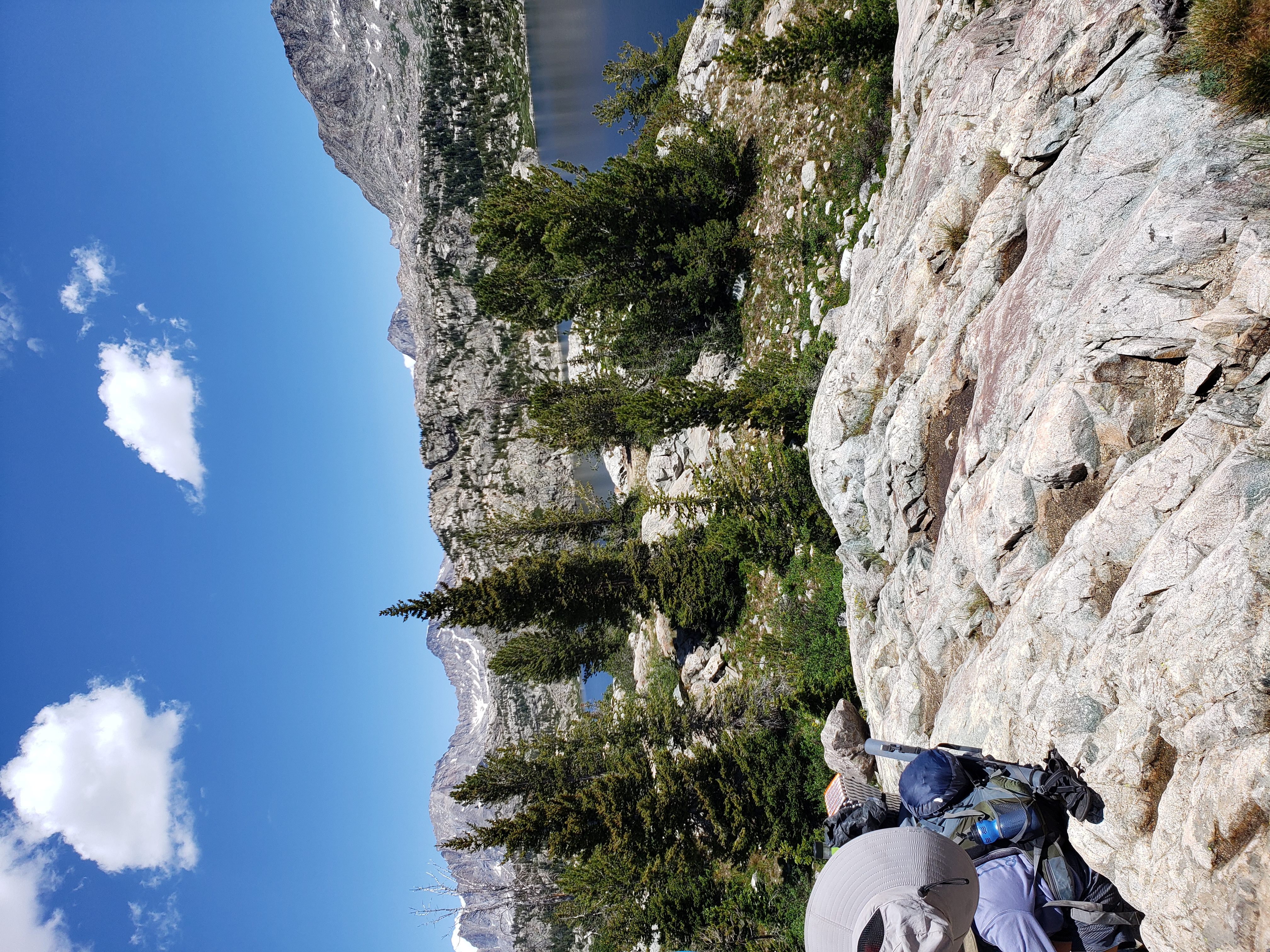 2022 Wind River Trip - Day 2 (Sapphire Lake to Island Lake, Titcomb Basin)