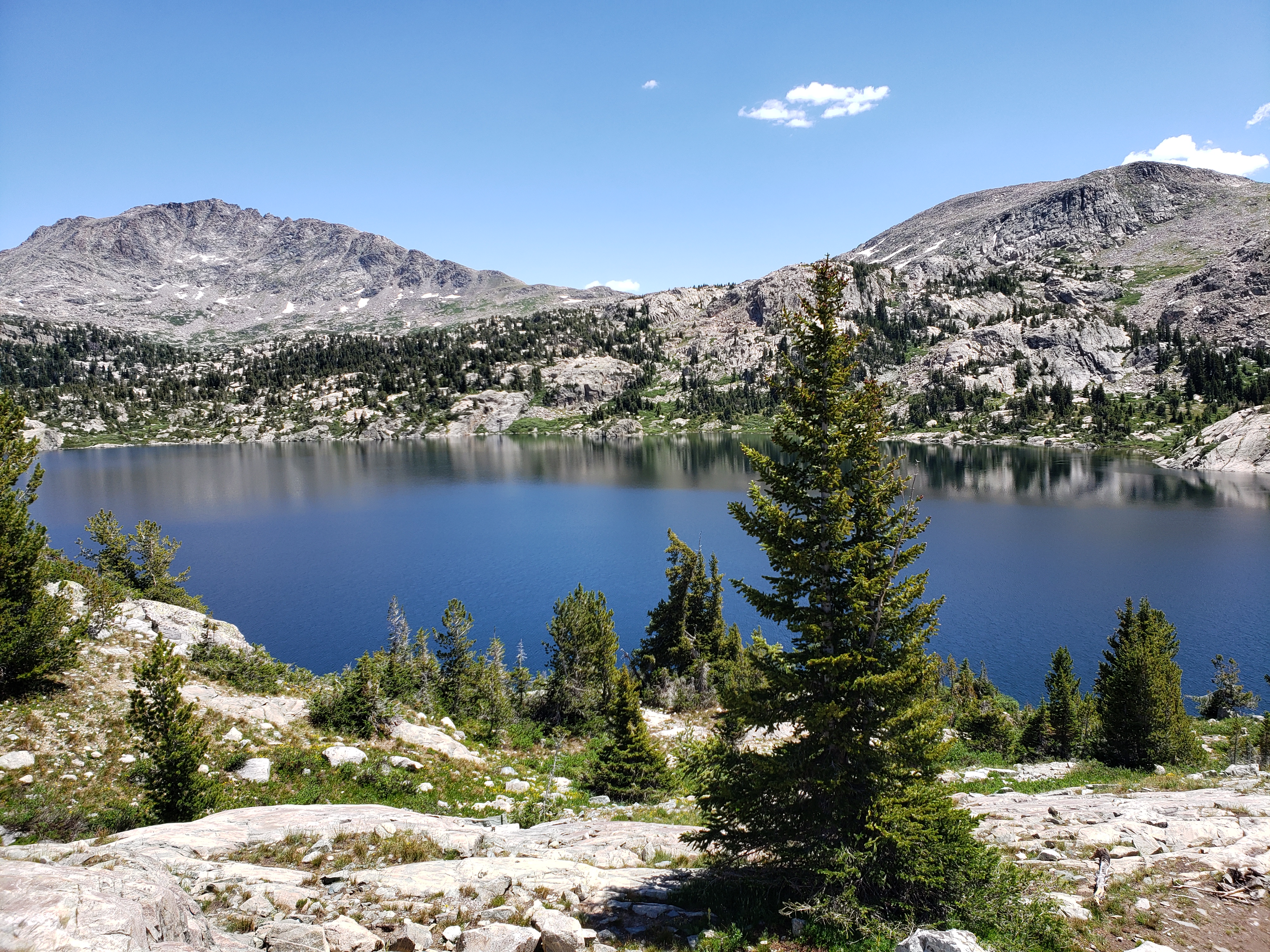 2022 Wind River Trip - Day 2 (Sapphire Lake to Island Lake, Titcomb Basin)